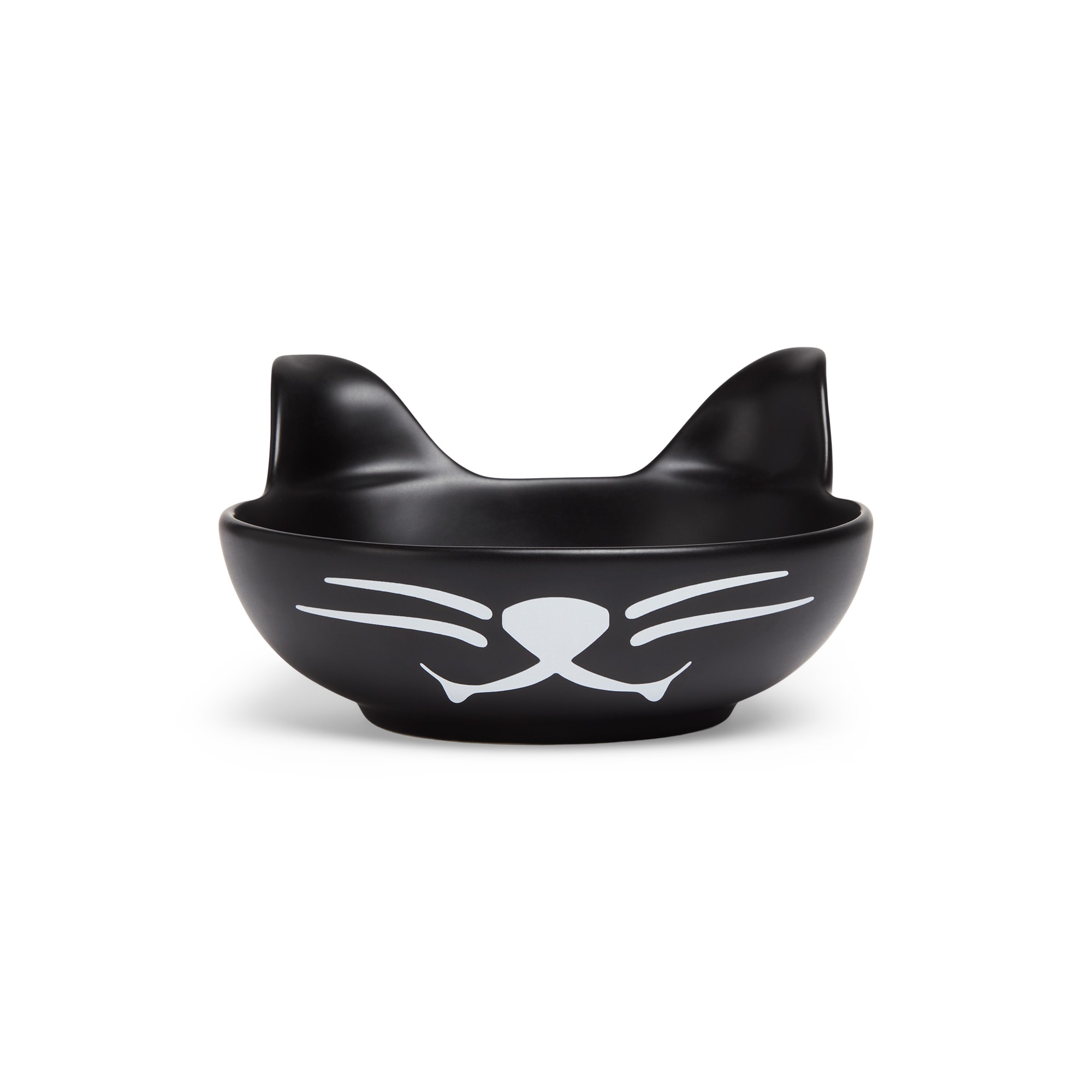 Bootique Halloween Cat Bowl 1 Cup Black Spooky