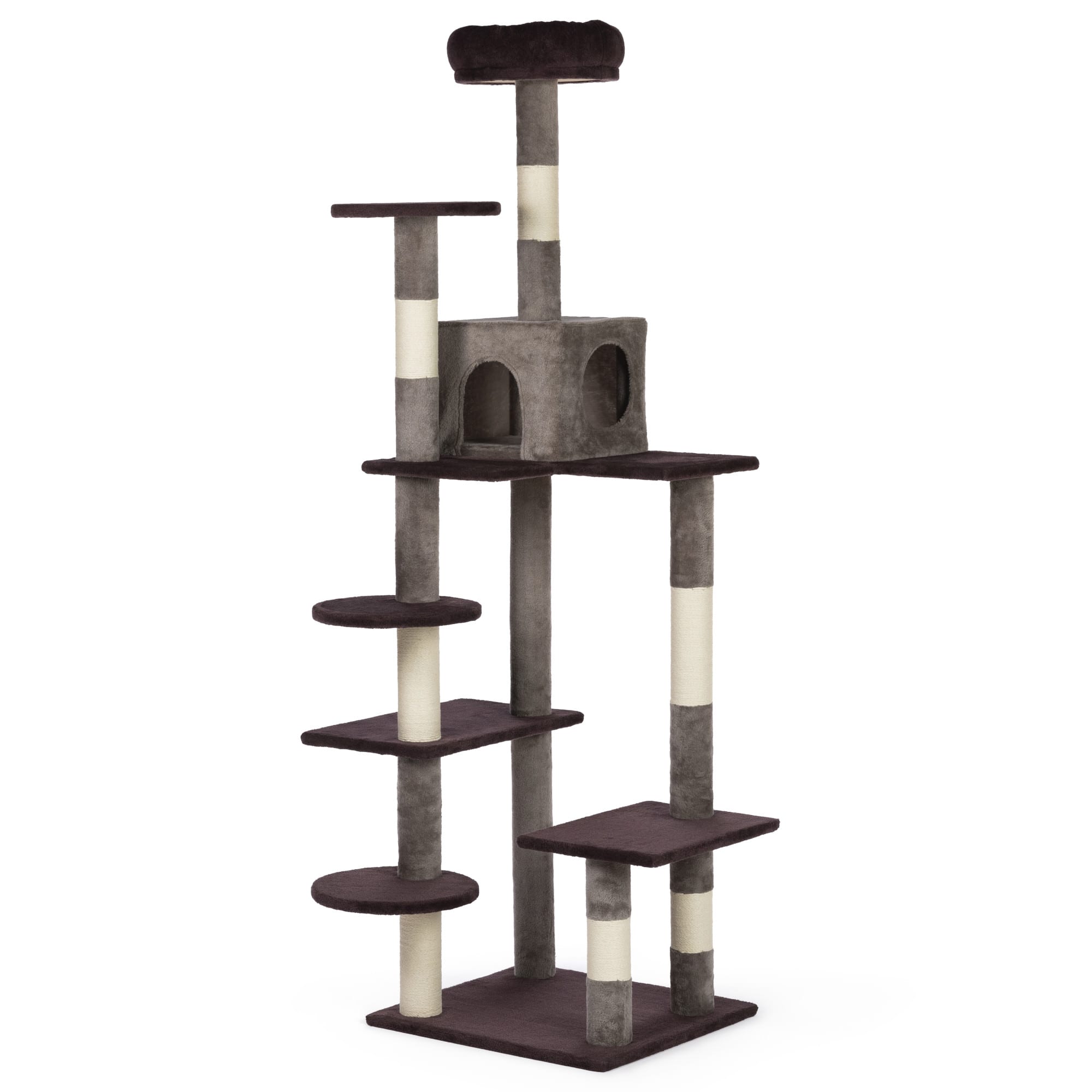 Prevue Pet Products Purple Play Tower Tall Cat Tree 72 H