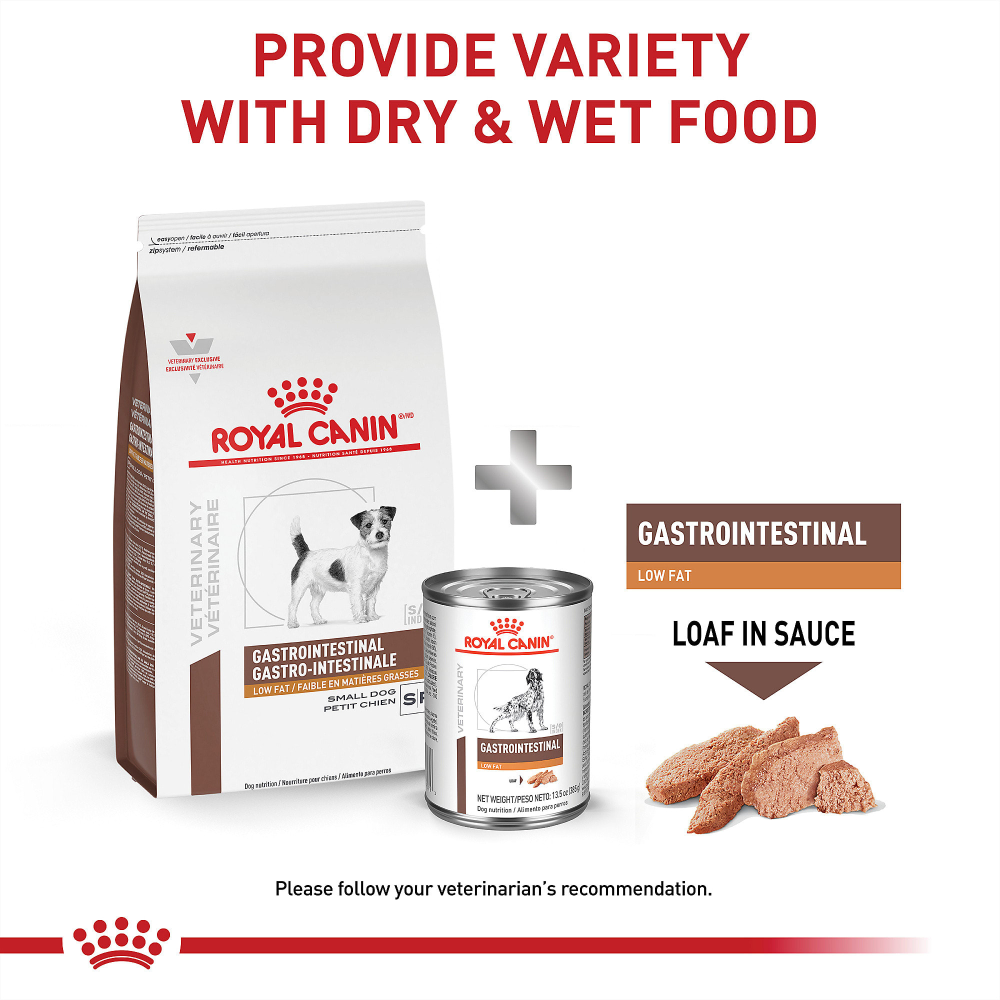 Royal Canin Vet Diet Gastrointestinal Low Fat Small Dog Dry