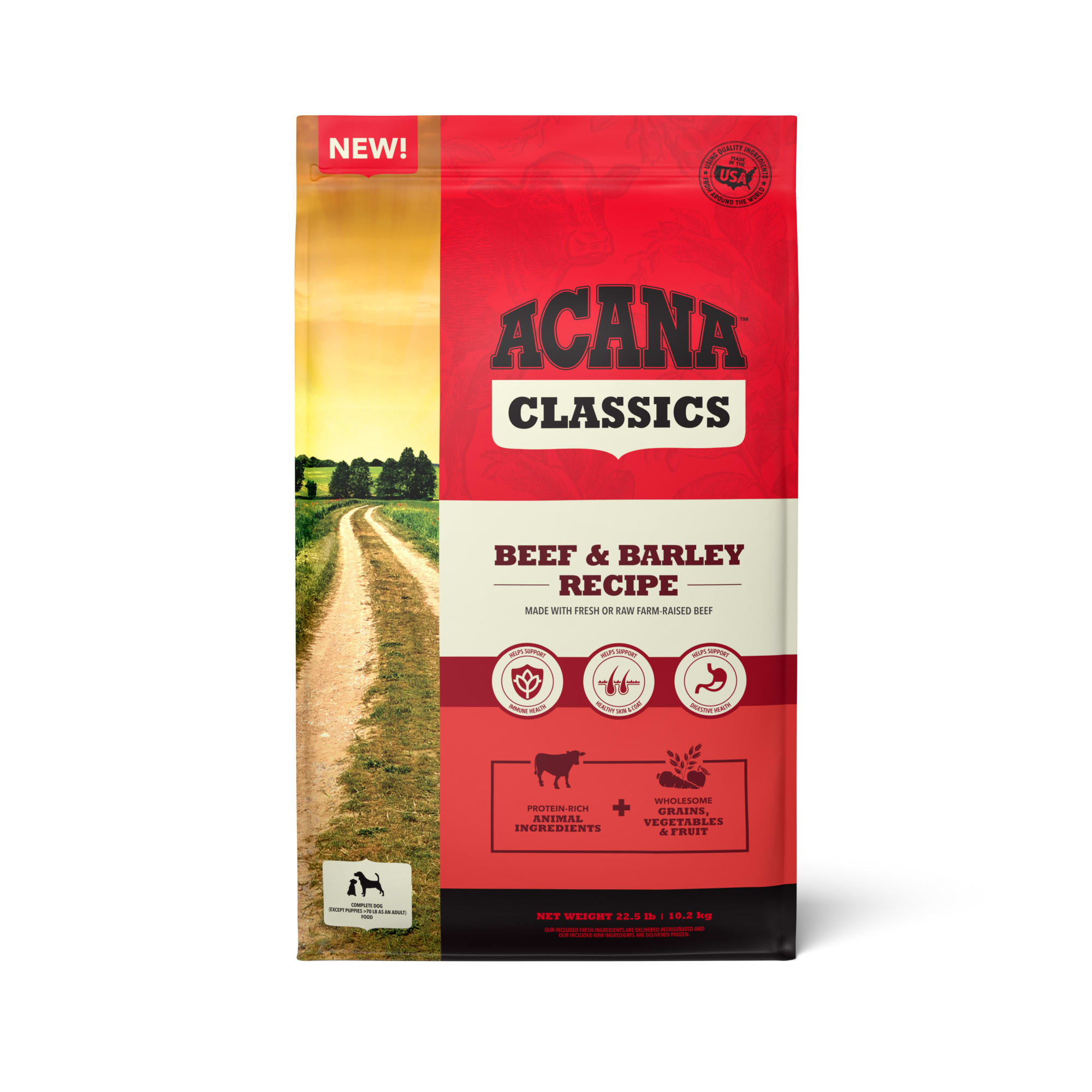 ACANA Classics Beef Barley Recipe Dry Dog Food 22.5 lbs. Petco