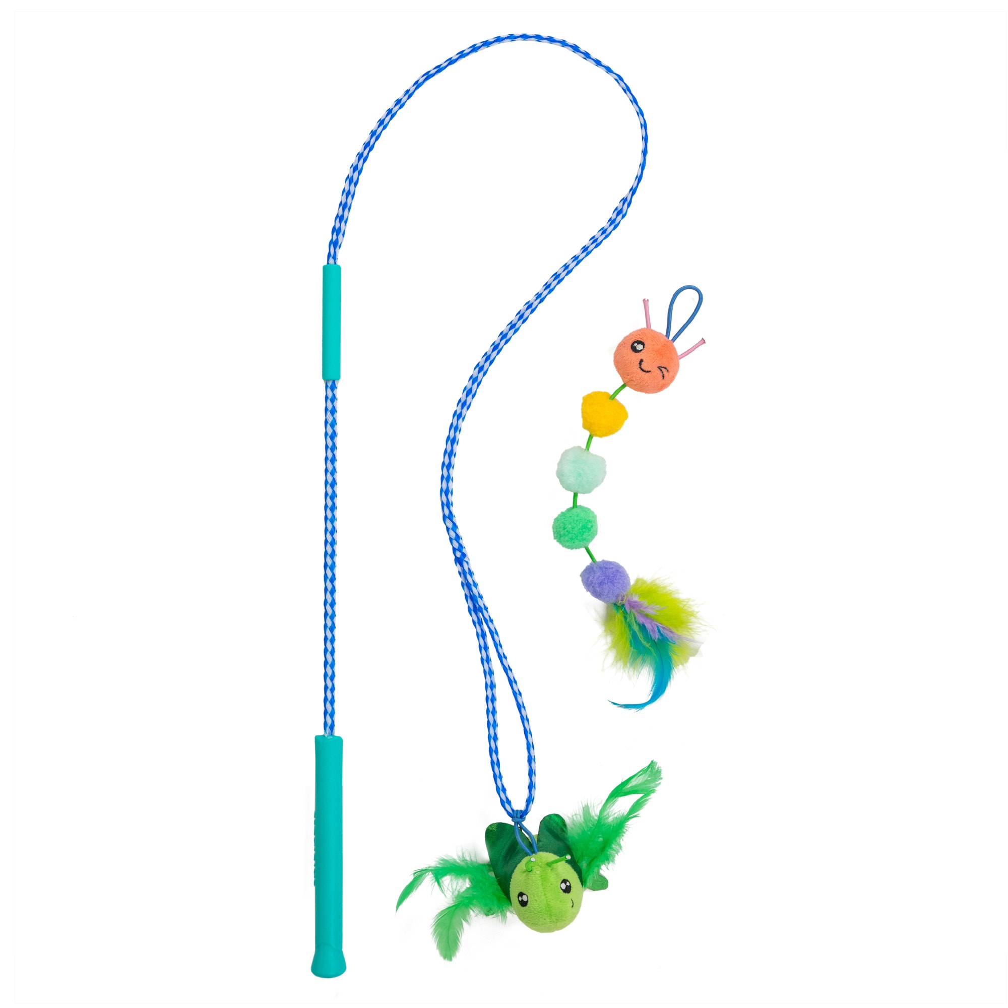 Da Bird Interactive Cat Feather Teaser Wand Toy