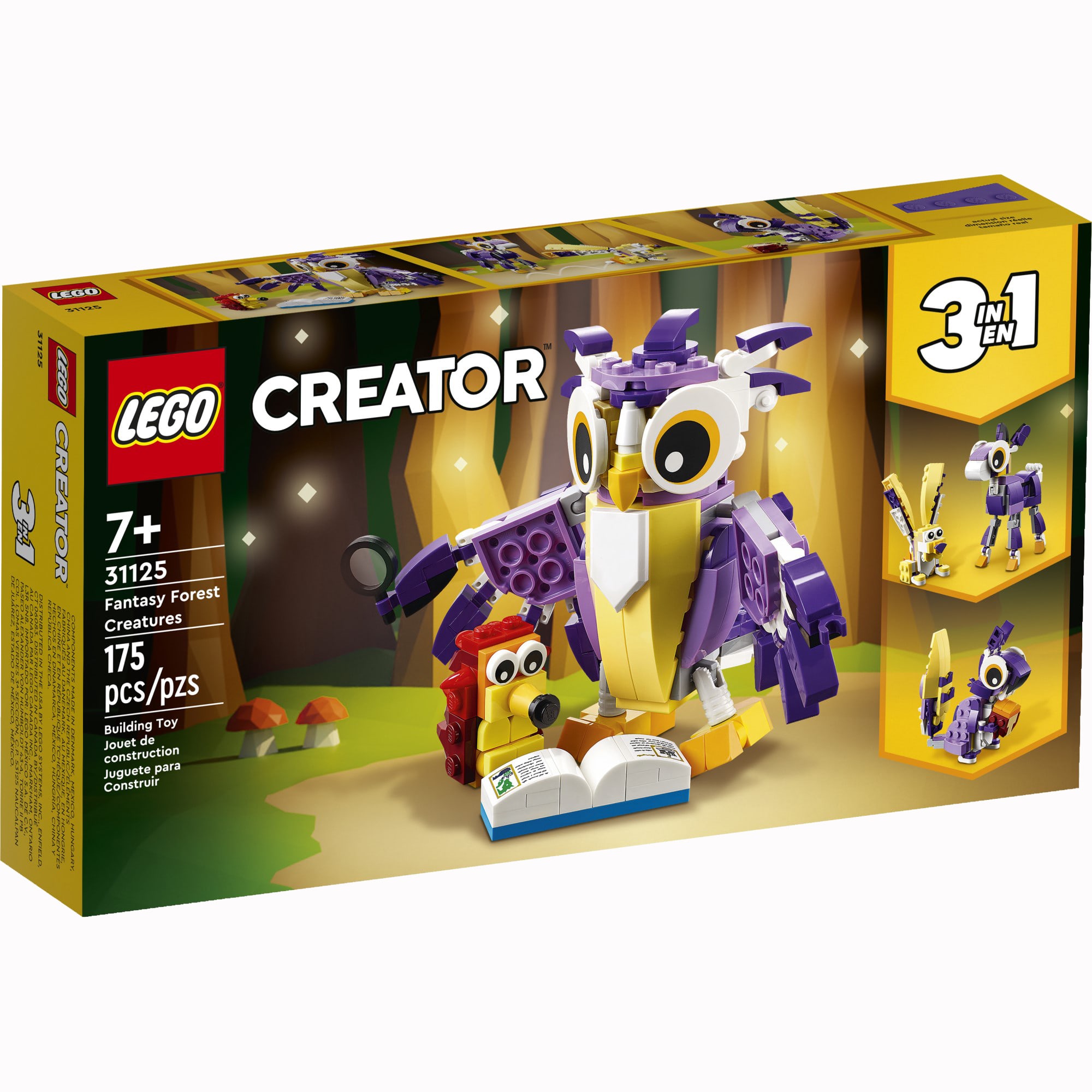 LEGO - Creator 3in1 Fantasy Forest Creatures 31125