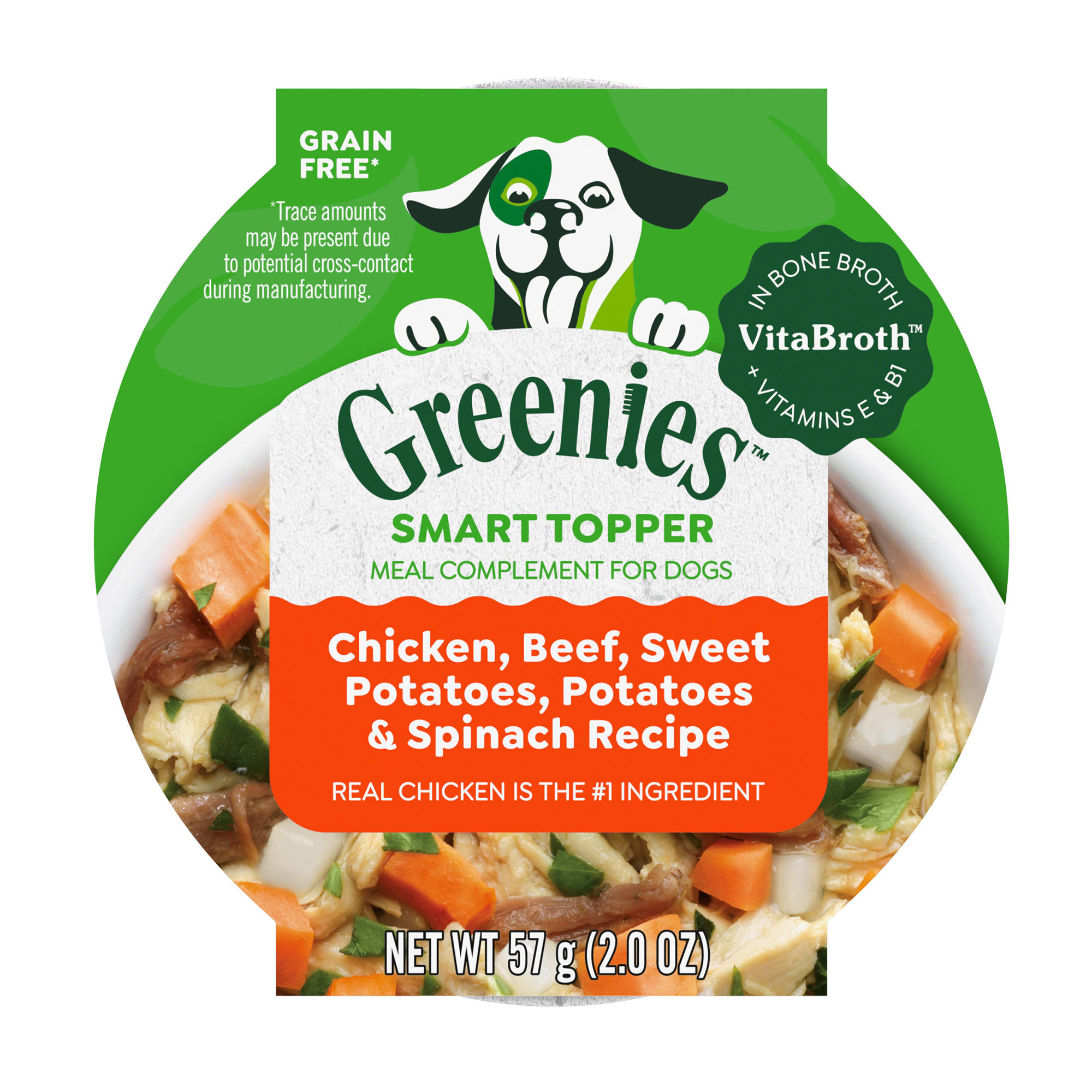 Greenies Smart Topper Chicken Beef Mix In 2 oz Case of 10