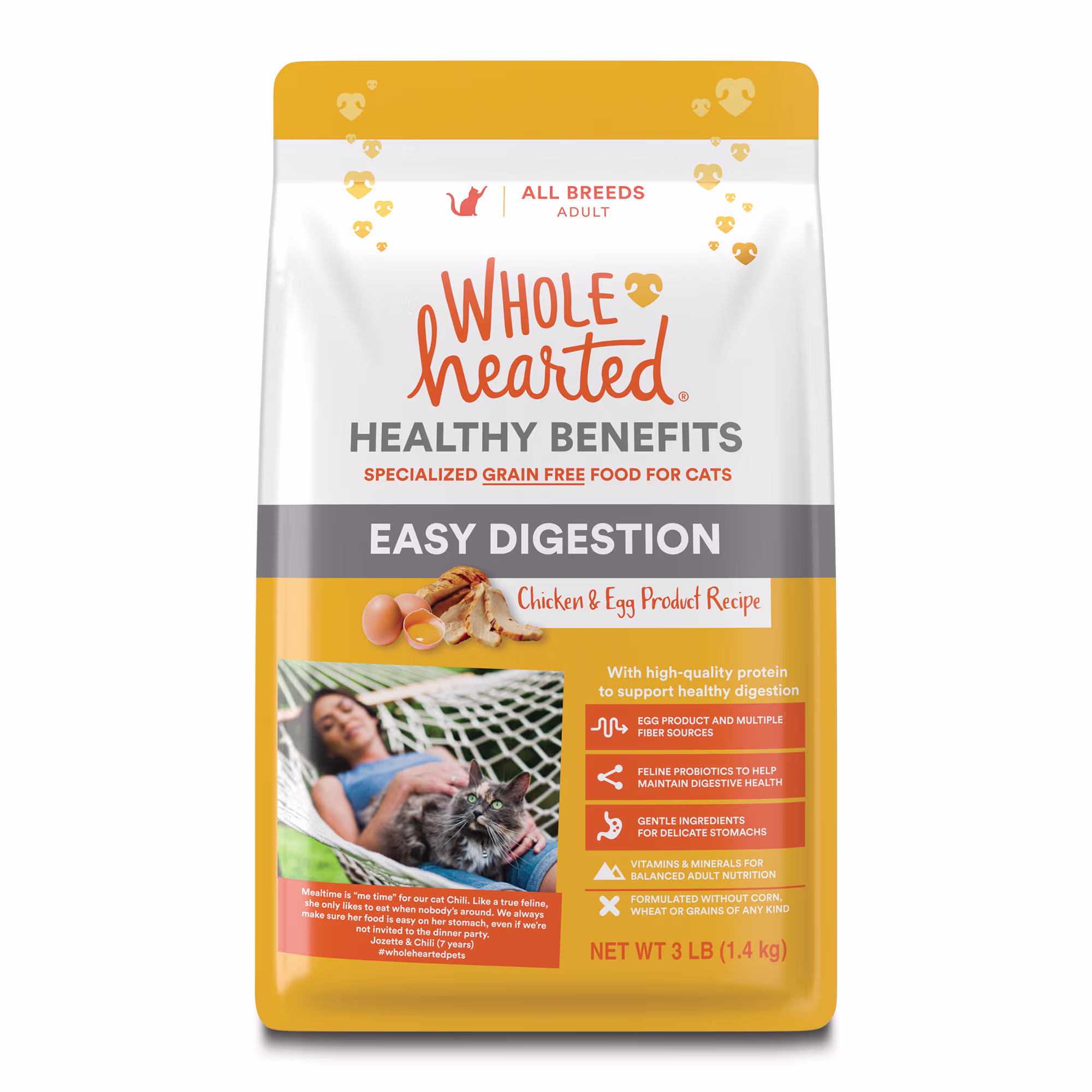 WholeHearted Healthy Digestion Chicken and Egg Product Recipe Dry