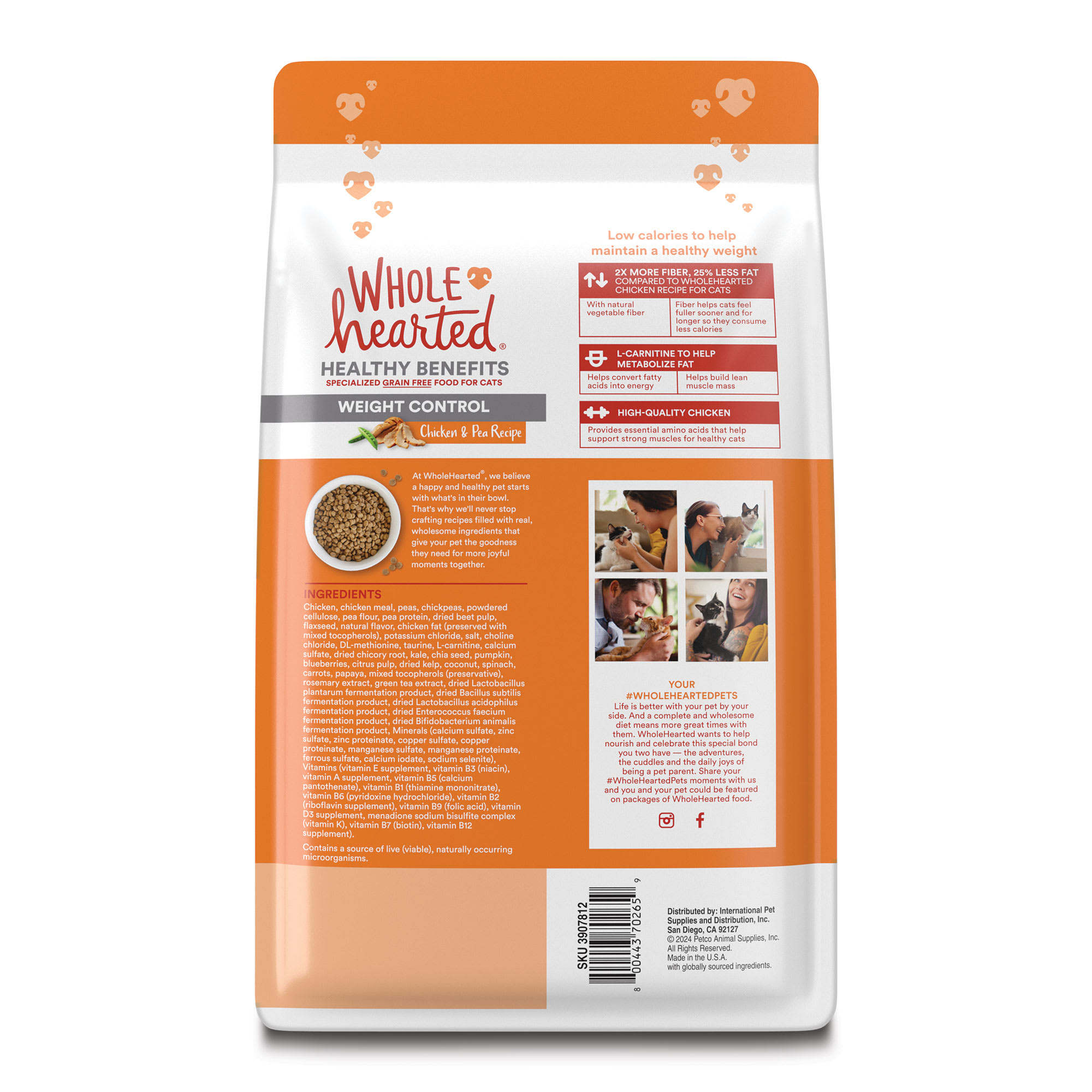 WholeHearted Grain-Free Weight Control Chicken and Pea Recipe Dry