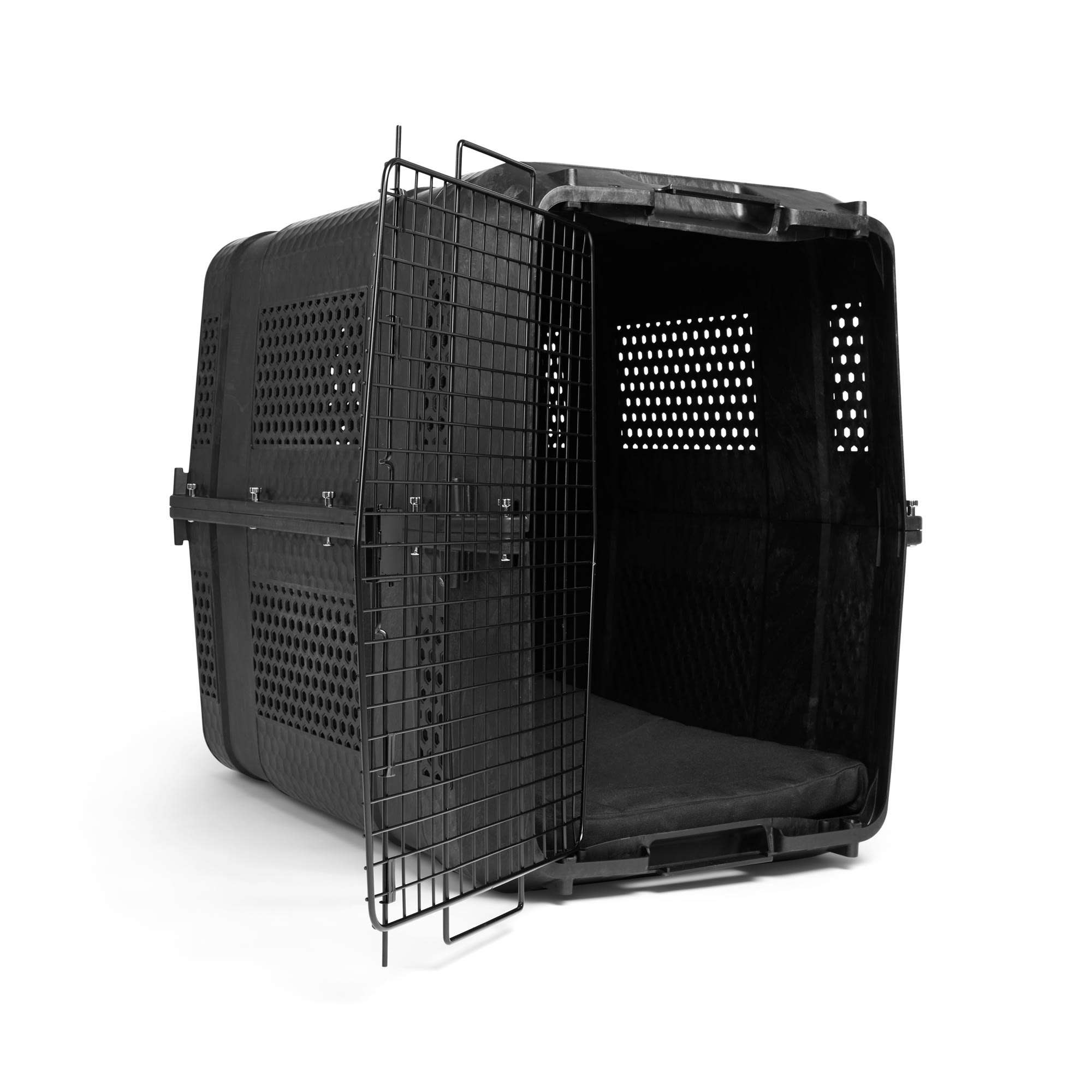 並行輸入品】 Hawsaiy Portable Dog Crate 31.5IN with 3-Door Mesh 