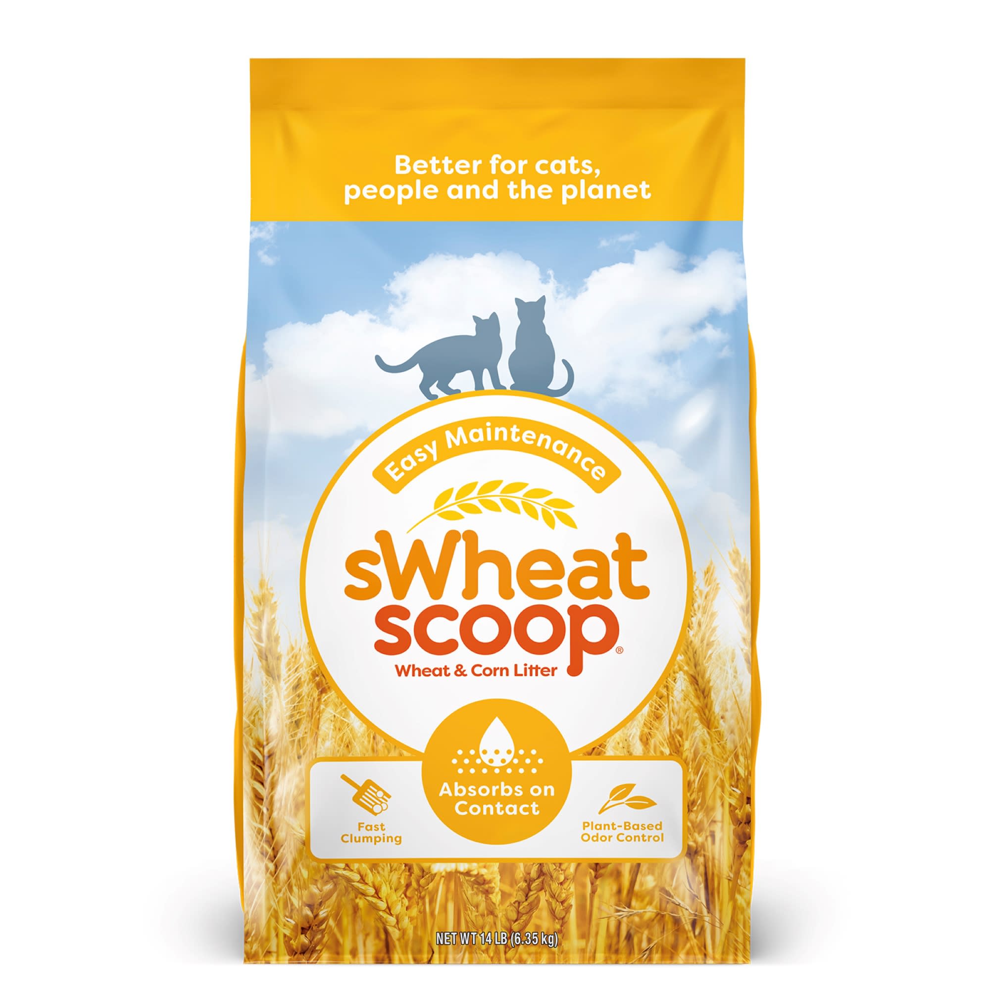 Sweet wheat cat litter sales