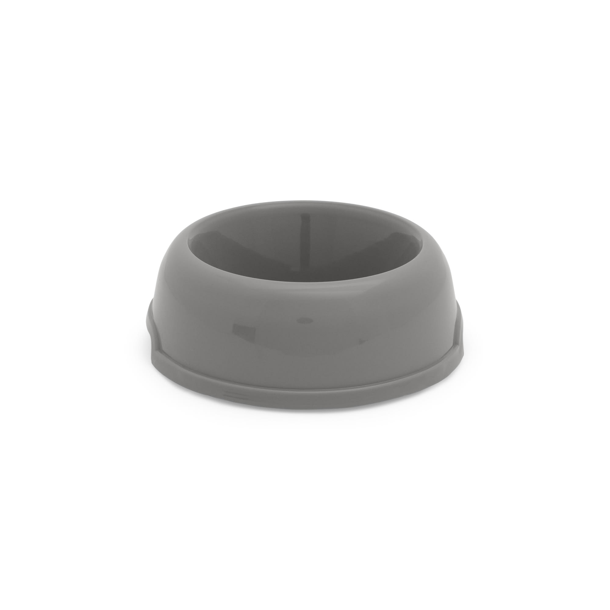EveryYay Essentials Gray Plastic Dog & Cat Bowl, 1.2 Cups Petco