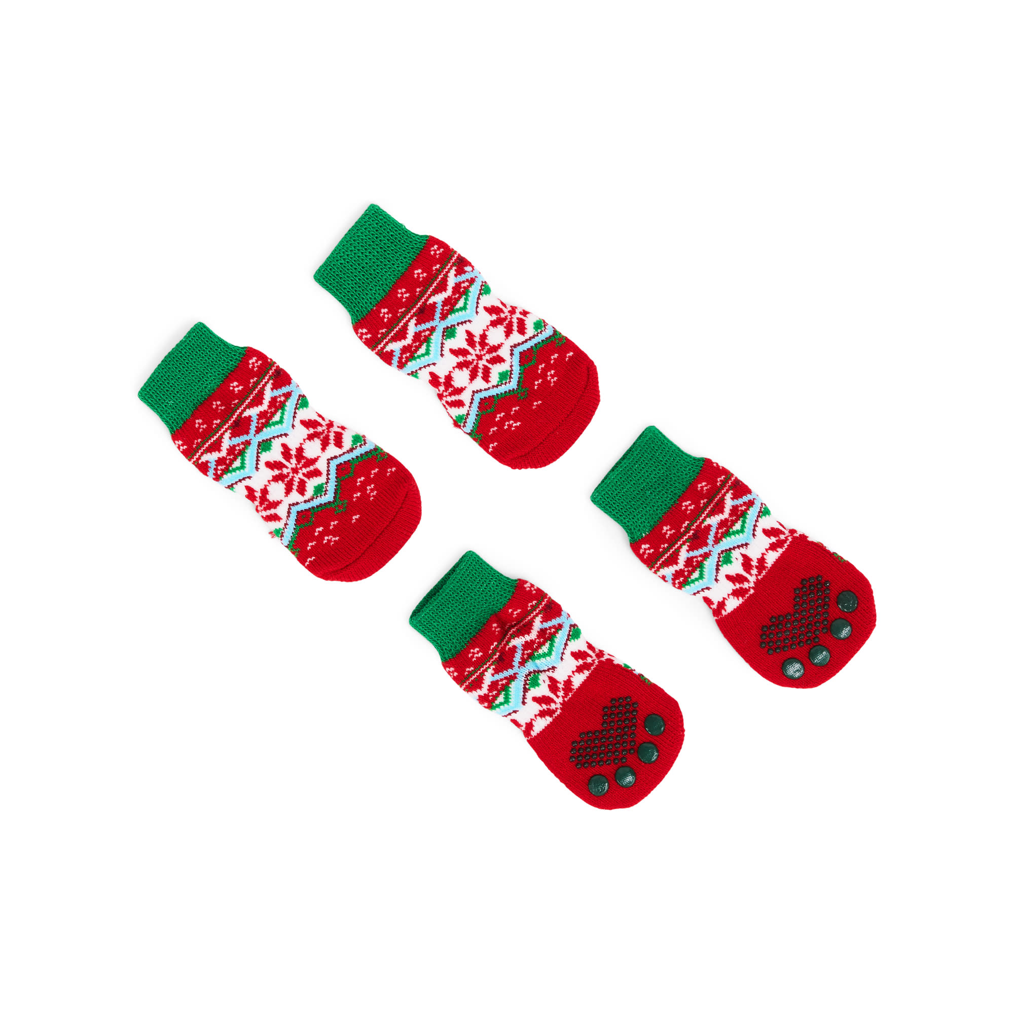 Merry Makings Santa Sock Set for Dogs Small Pack of 2 Petco