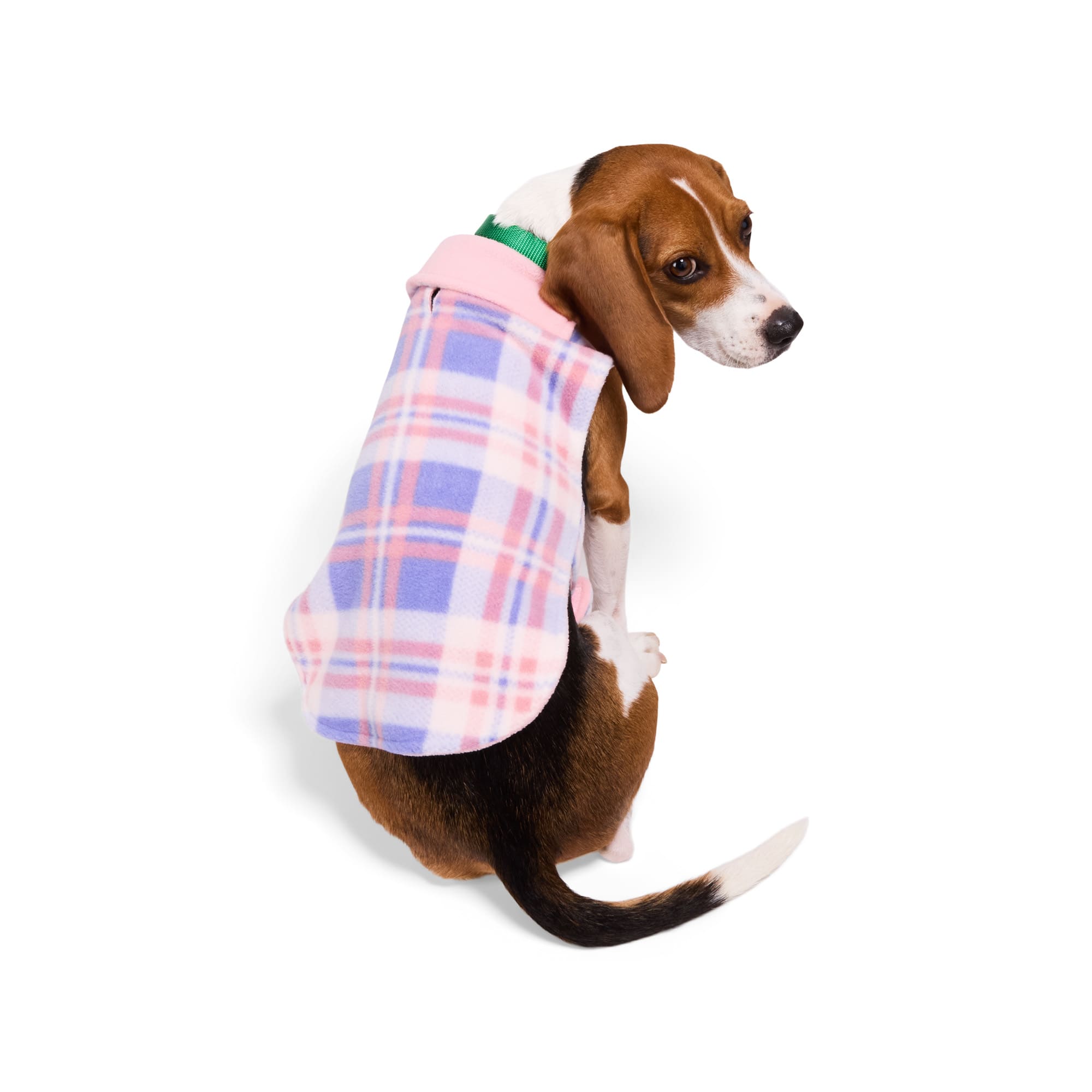 YOULY Reversible Cozy Coat for Dogs, Small/Medium, Pink Petco