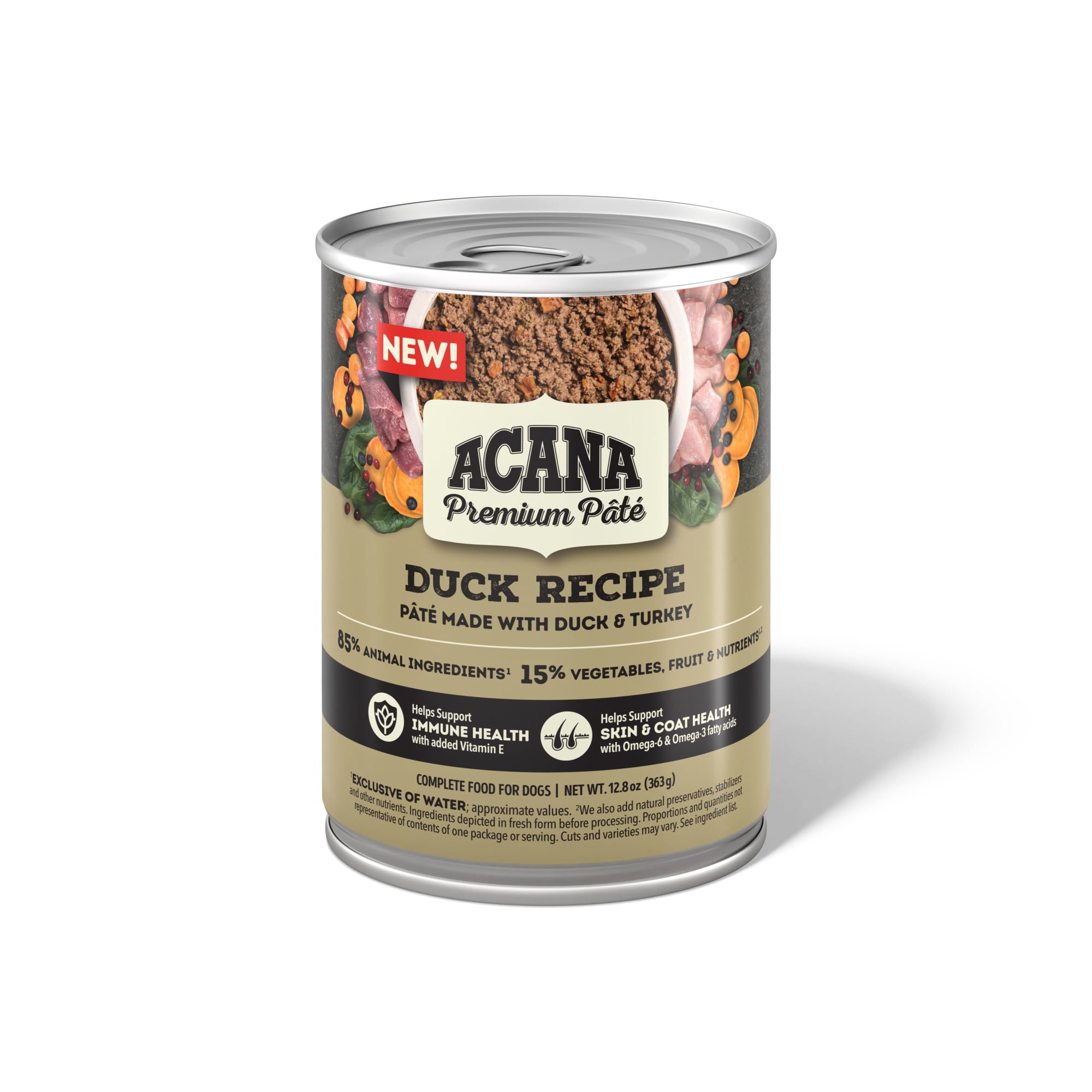 ACANA PREMIUM PATE Duck Recipe Wet Dog Food 12.8 oz. Case of 12 Petco