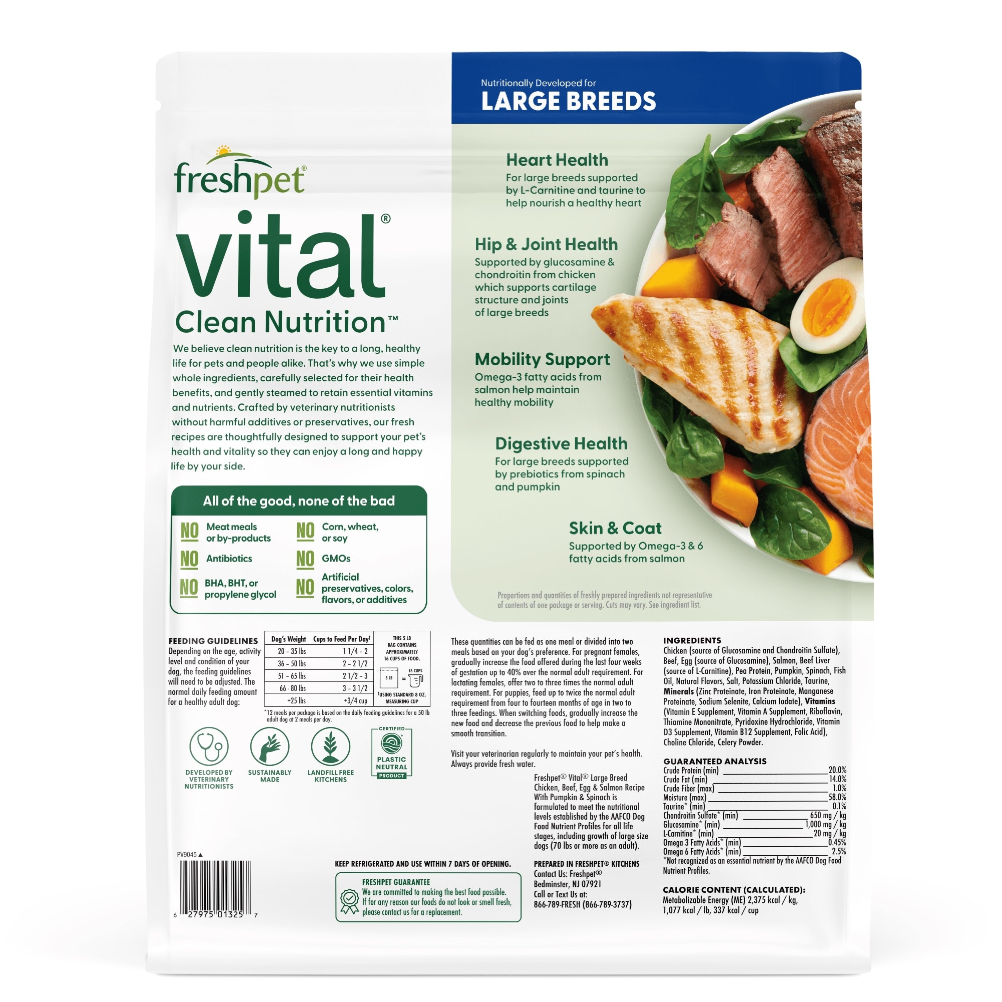 Freshpet Vital Healthy & Natural Large Breed Dog Food, 5 lbs. | Petco