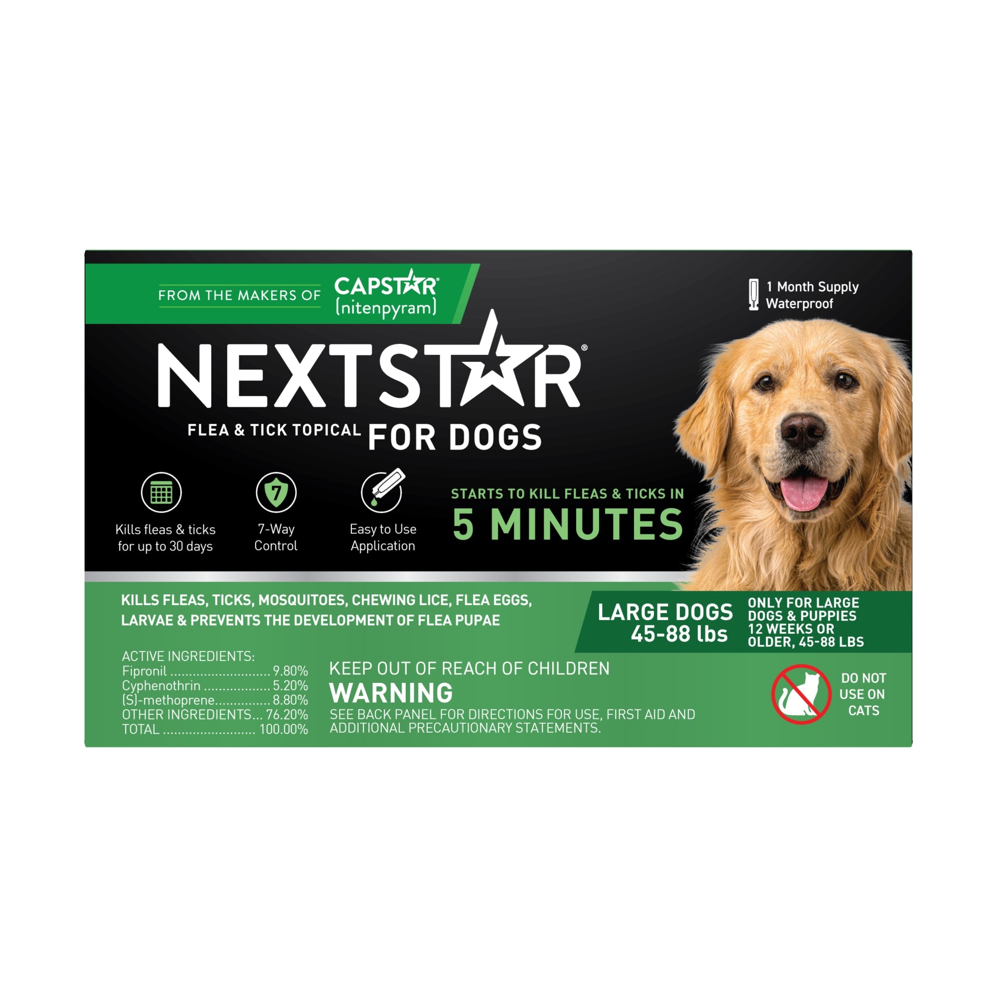 Capstar flea and tick for dogs best sale