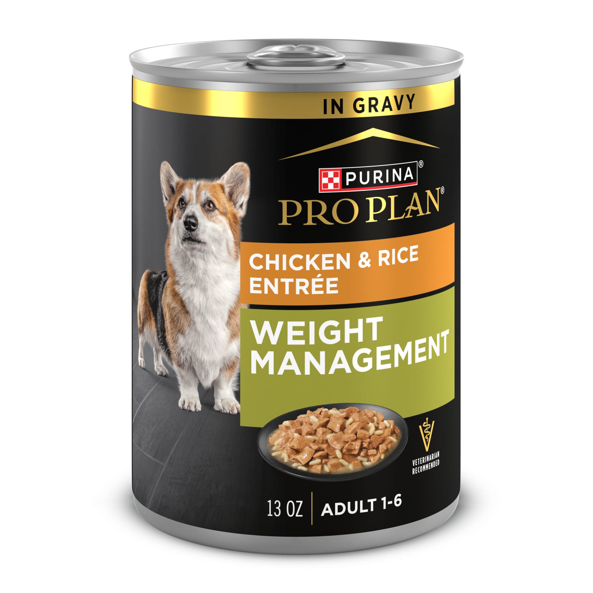 Purina Pro Plan Specialized Weight Management Chicken and Rice Entree Morsels in Gravy Wet Dog Food