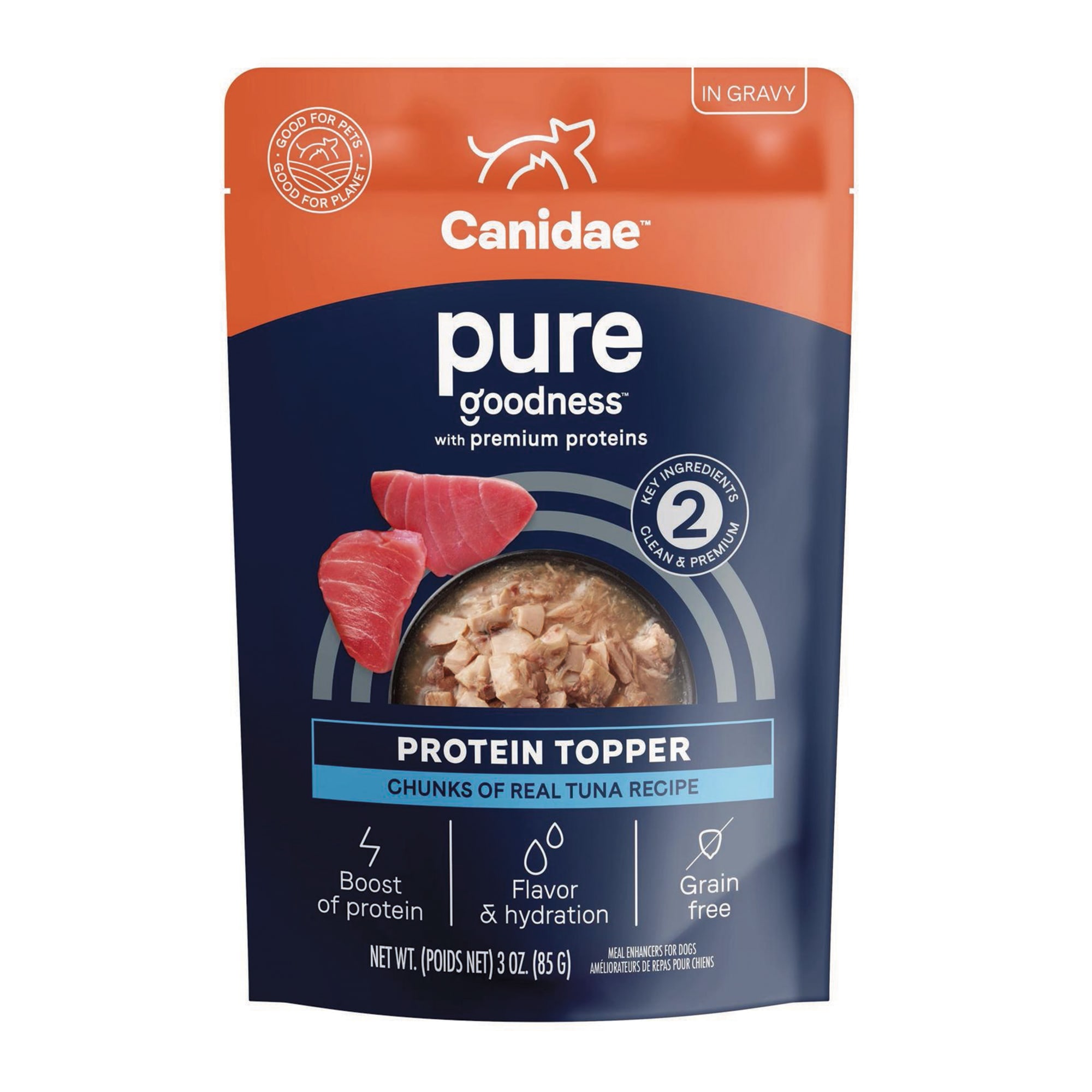 Canidae Pure Chunks of Real Tuna in Gravy Recipe Protein Topper