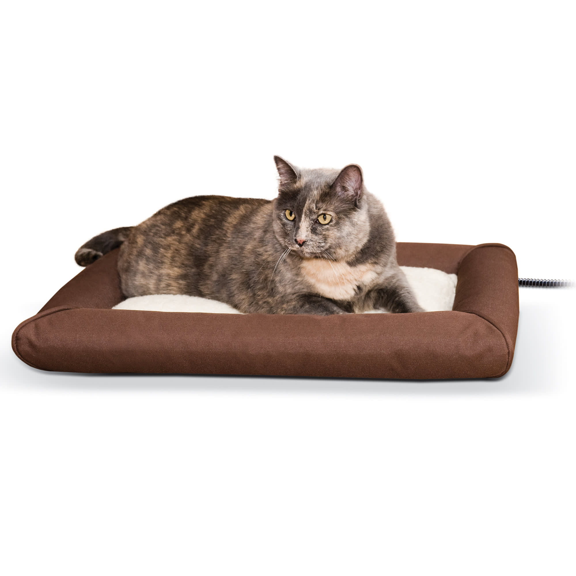 K H Deluxe Lectro Soft Heated Pet Bed for Indoor Outdoor