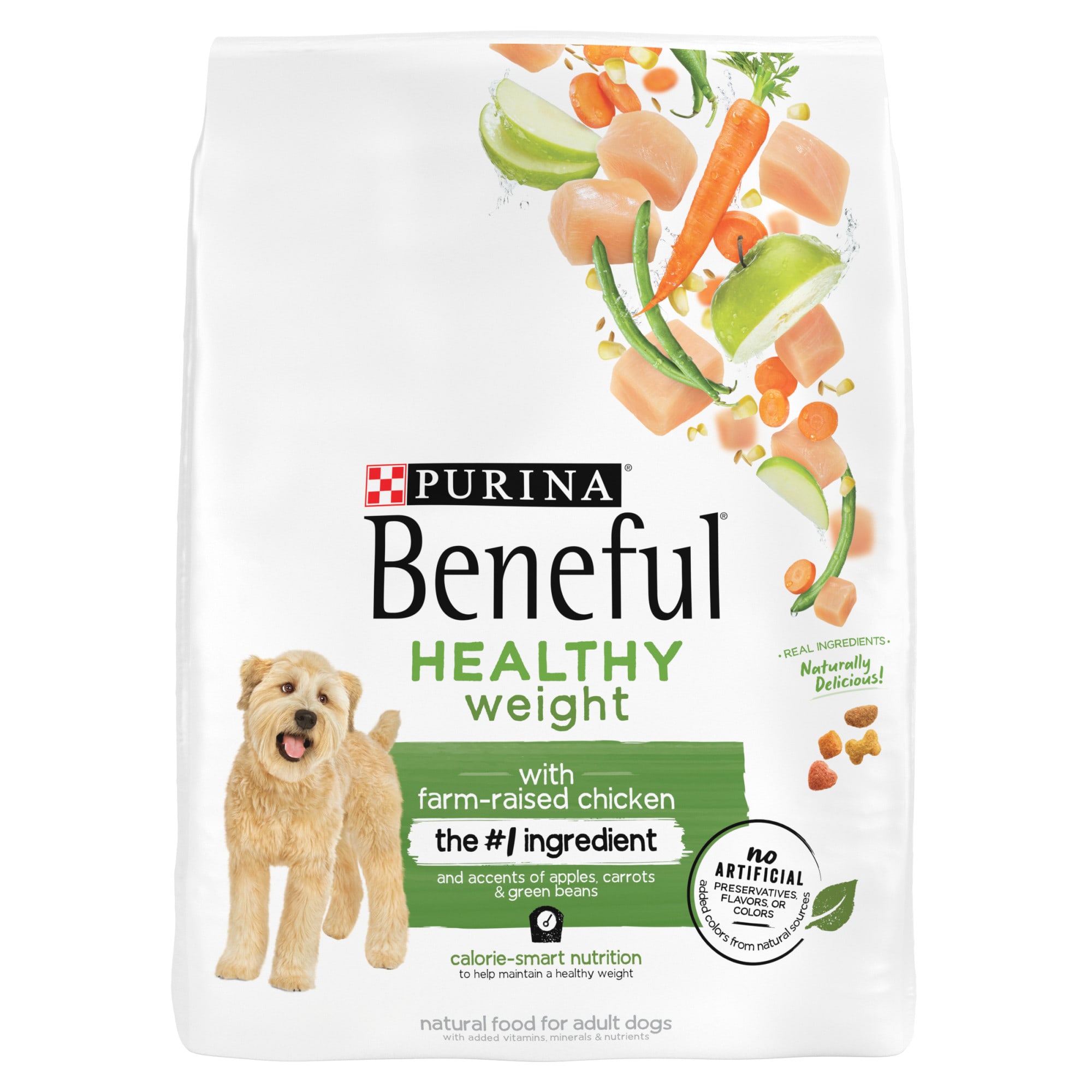 Purina Beneful Healthy Weight With Farm-Raised Chicken Dry Dog Food, 14 ...