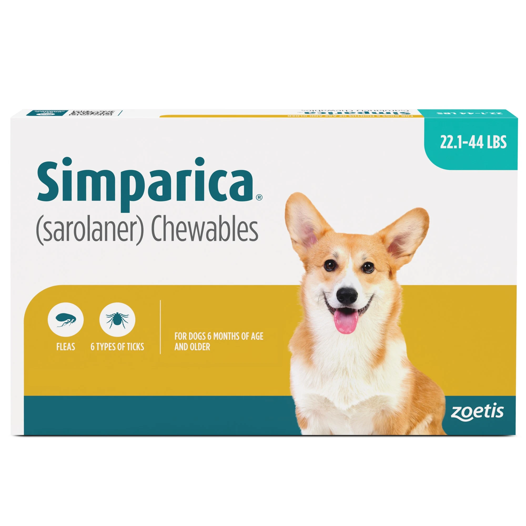 Simparica Chewable for Dogs Month Supply Petco