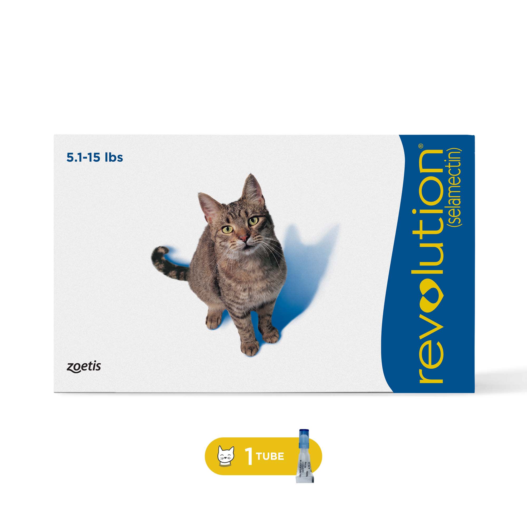 Revolution Topical Solution for Cats 5.1 15 lbs 12 Month Supply