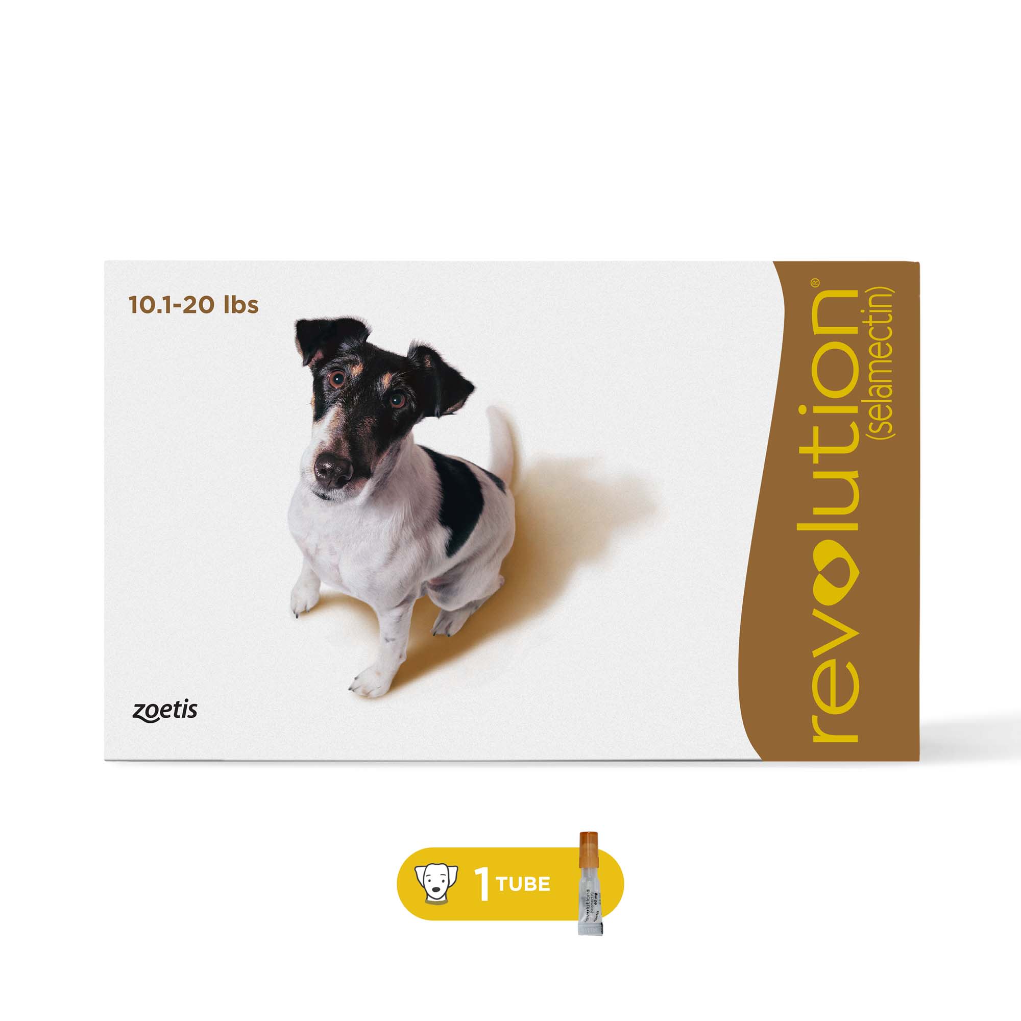 Revolution Dog 10.1 20 lbs Flea Tick Heartworm Treatment 3ct