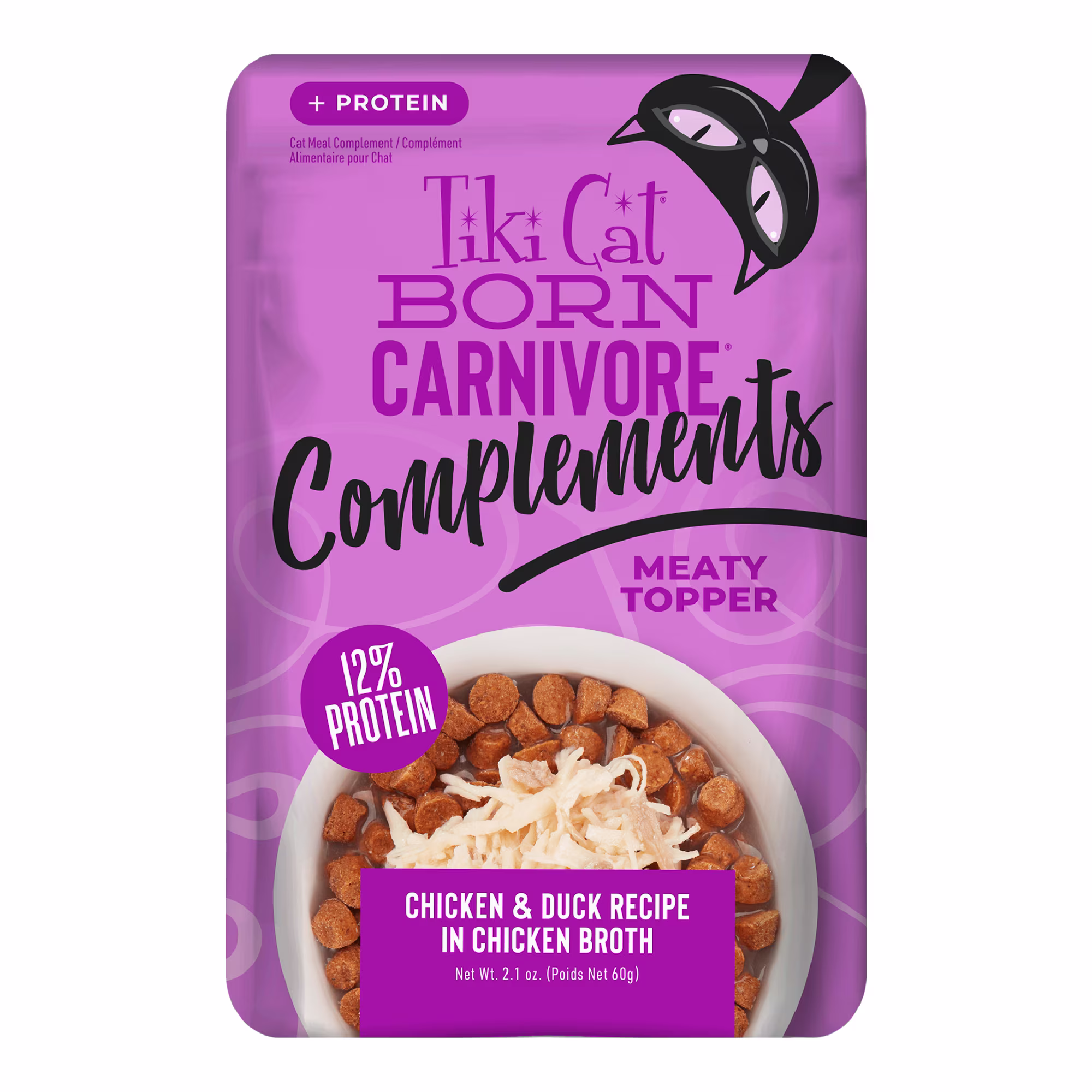 Tiki Cat Born Carnivore Complements Chicken Duck Wet Cat Food