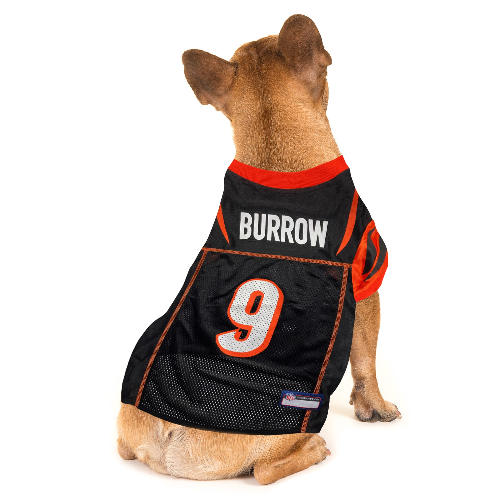 Pets First Joe Burrow Pet Jersey, Small, Cincinnati Bengals Petco