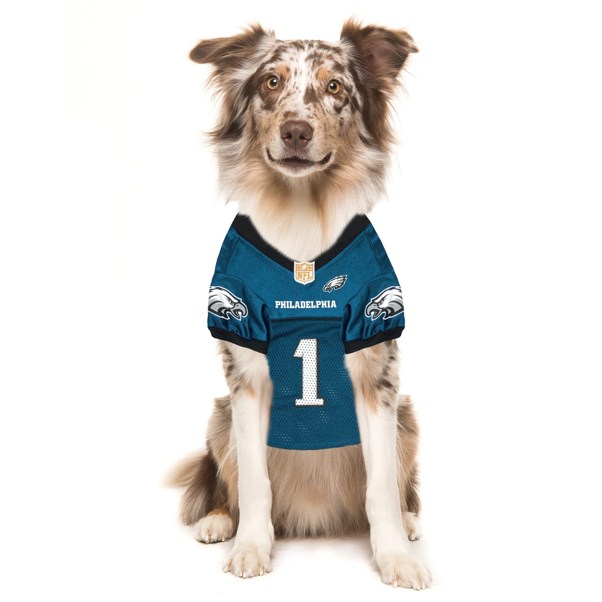 Pets First NFL Jaylen Hurts Player Pet Jersey, XX-Large