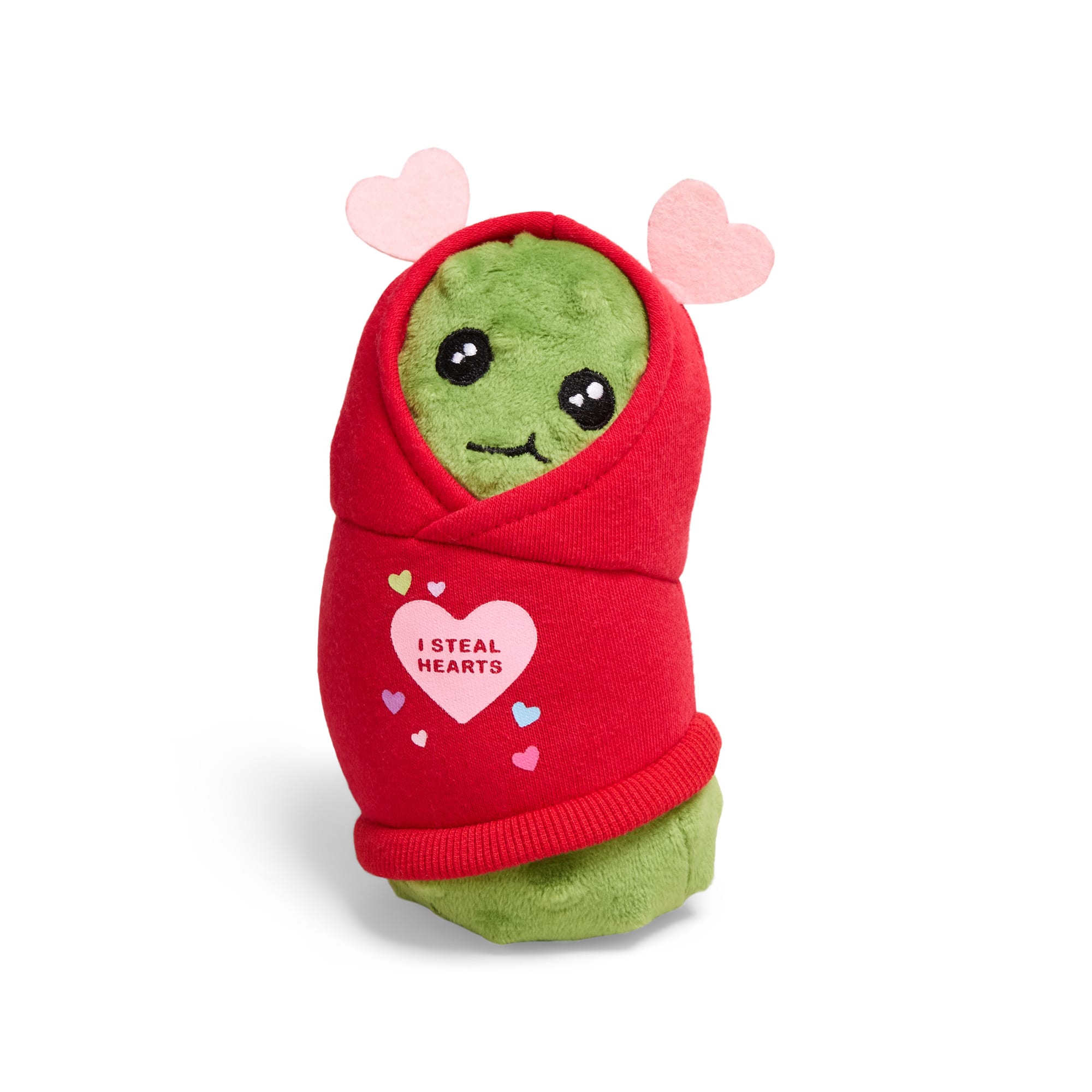 YOULY Valentine's Day Pickle Dog Toy, Medium