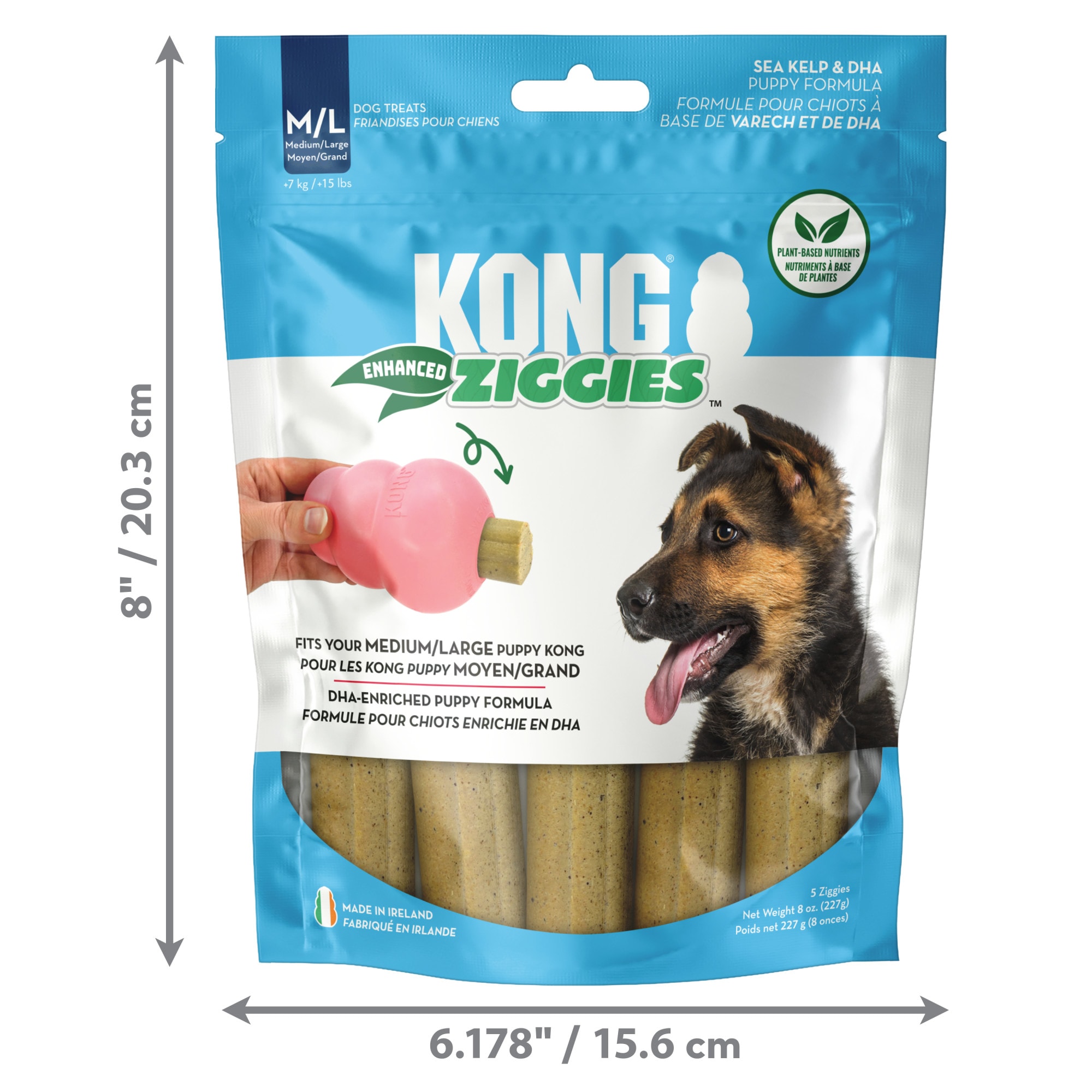 KONG Ziggies Enhanced Puppy Treats, 8 oz. | Petco