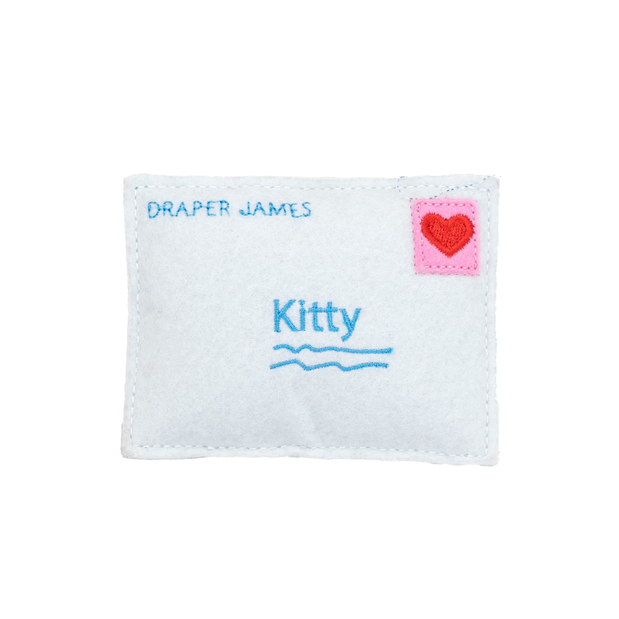Draper James Love Letter Catnip Sachet Cat Toy