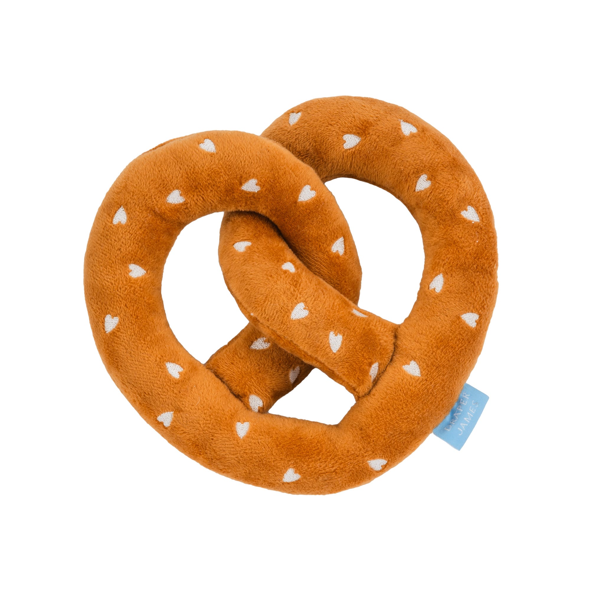 Draper James Lovely Salted Pretzel Dog Toy