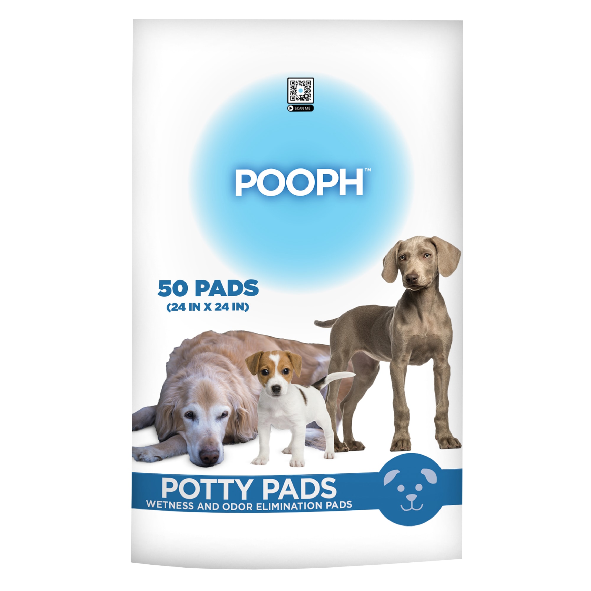 POOPH Potty Pads for Puppy Count of 50