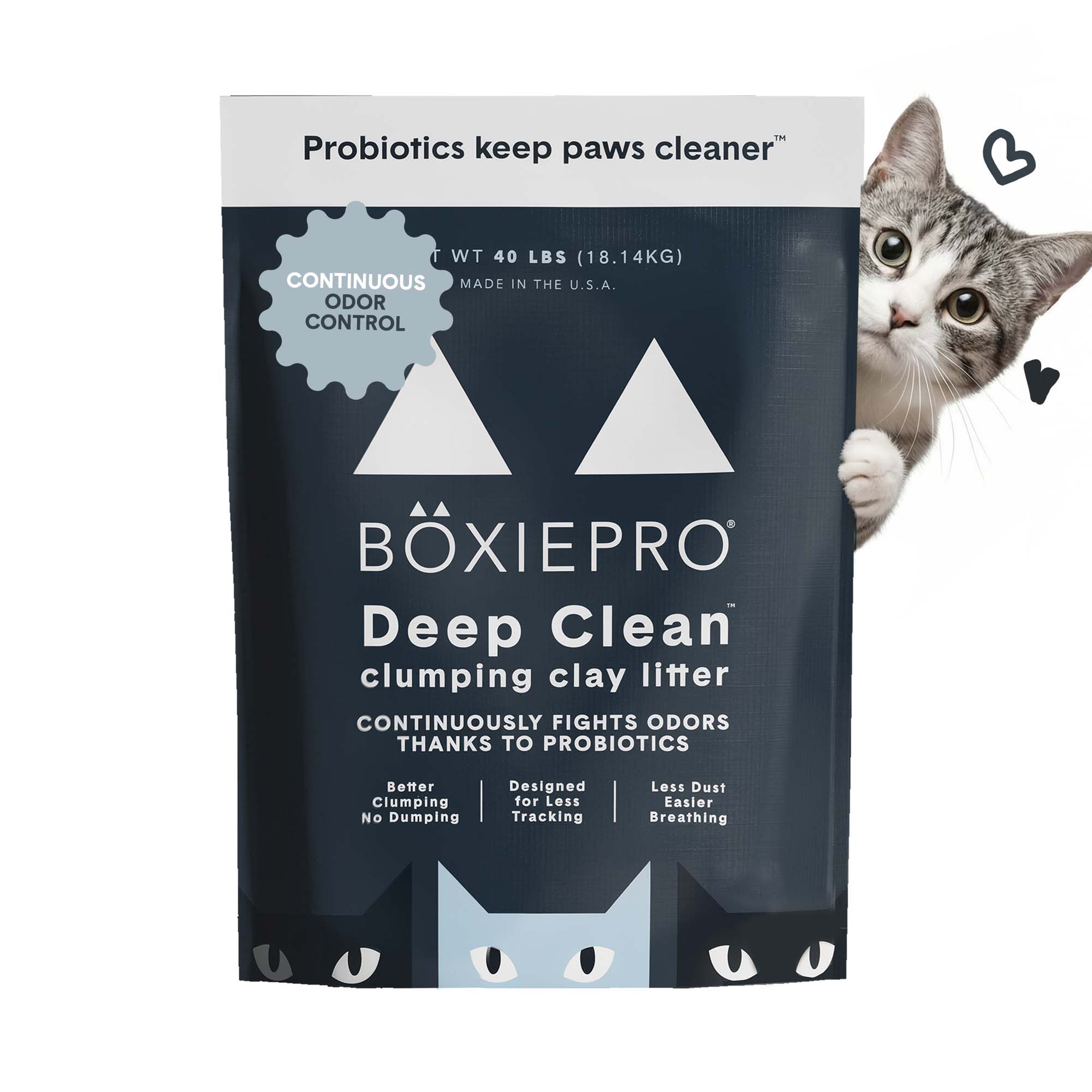 Boxiecat Self-Cleaning Probiotic Scent Free Clumping Clay Litter