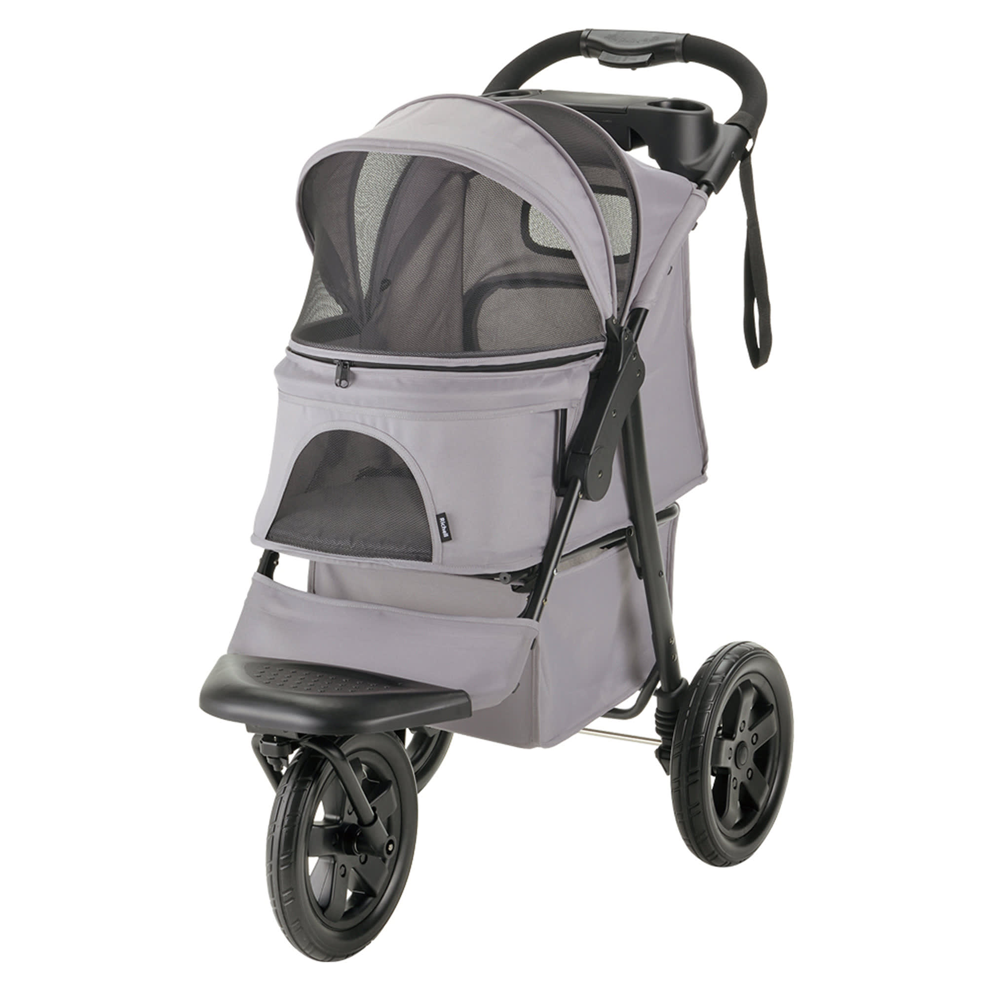 Richell Easy Collapsible Jogging Pet Stroller, L X W X
