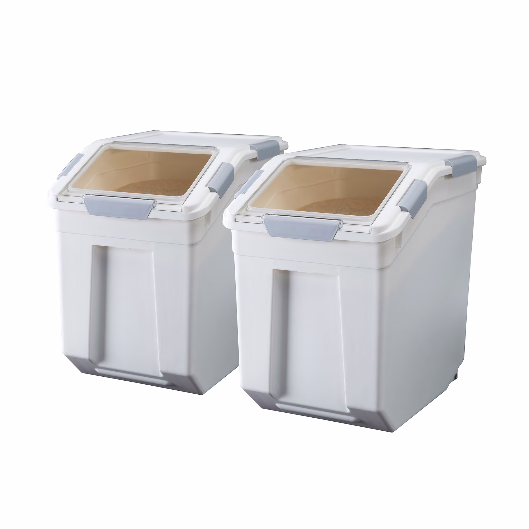 HANAMYA Pet Food Storage Container with Measuring Cup for Dogs and