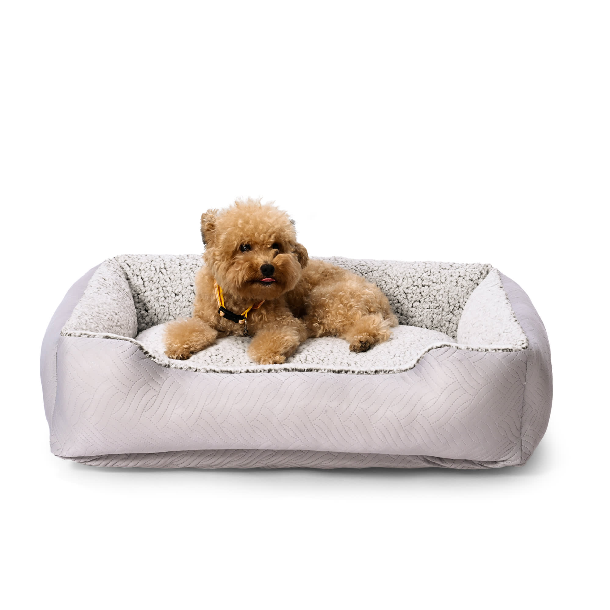 Max & Marlow Reversible Self-Warming and Cooling Orthopedic Cuddler Dog Bed, 32" L X 24" W X 6" H, Gray | Petco
