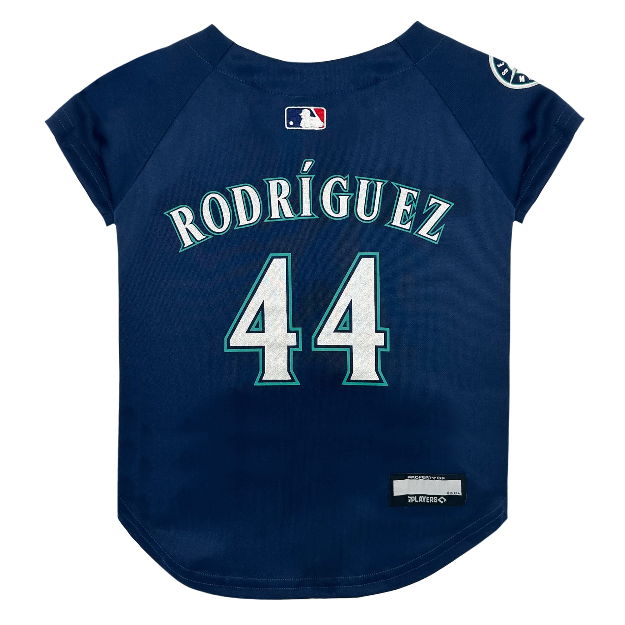 Pets First MLB Julio Rodriguez Player Pet Jersey, XSmall, Seattle