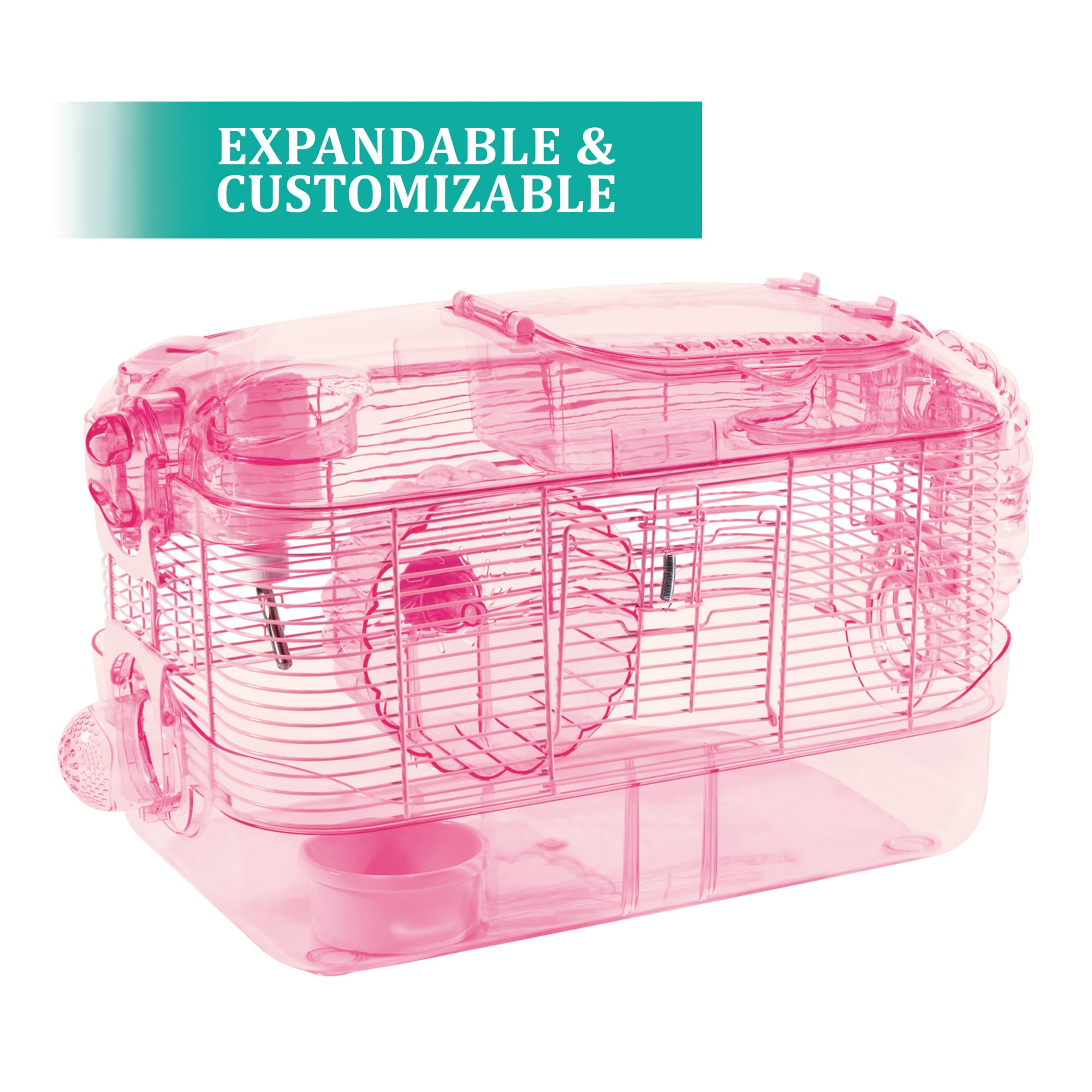 Kaytee Pink CritterTrail 1 Level Habitat for Small Animals Petco