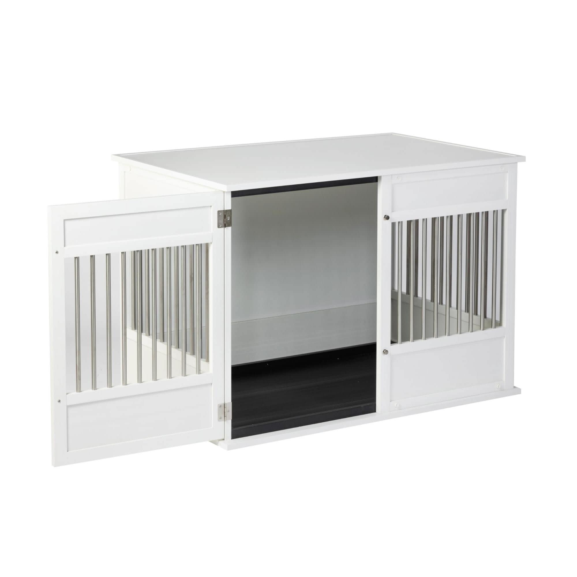 NEWAGEPET アンティークホワイト　XL New Age Pet ECOFLEX Horizon Dog Crate, Antique White, X-Large | Petco