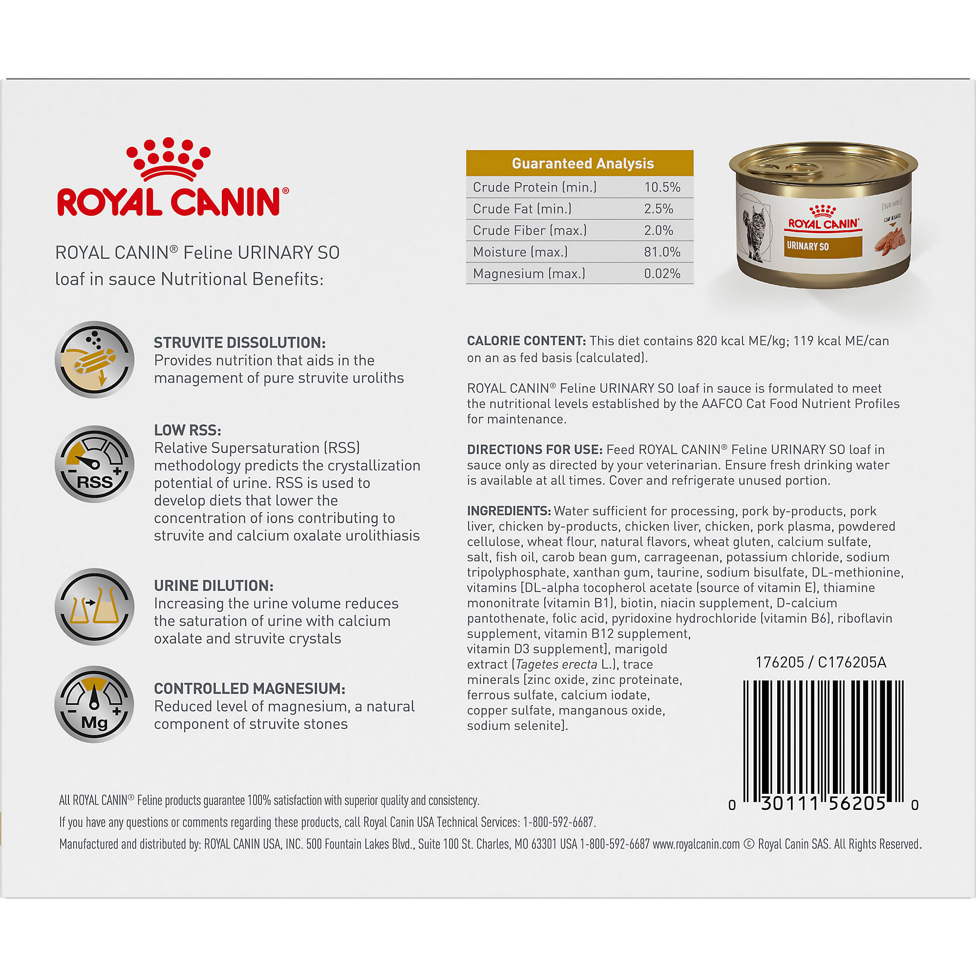 Royal Canin Veterinary Diet Feline Adult Loaf in Sauce Cat Food