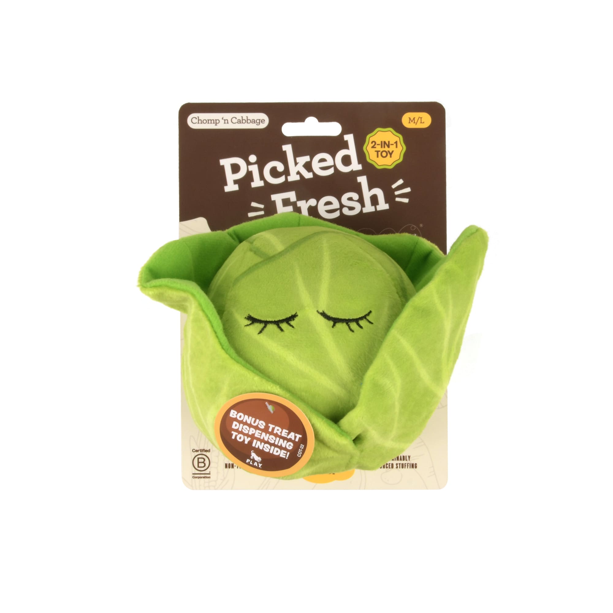 PET LIFESTYLE Chomp 'n Cabbage, Medium Petco