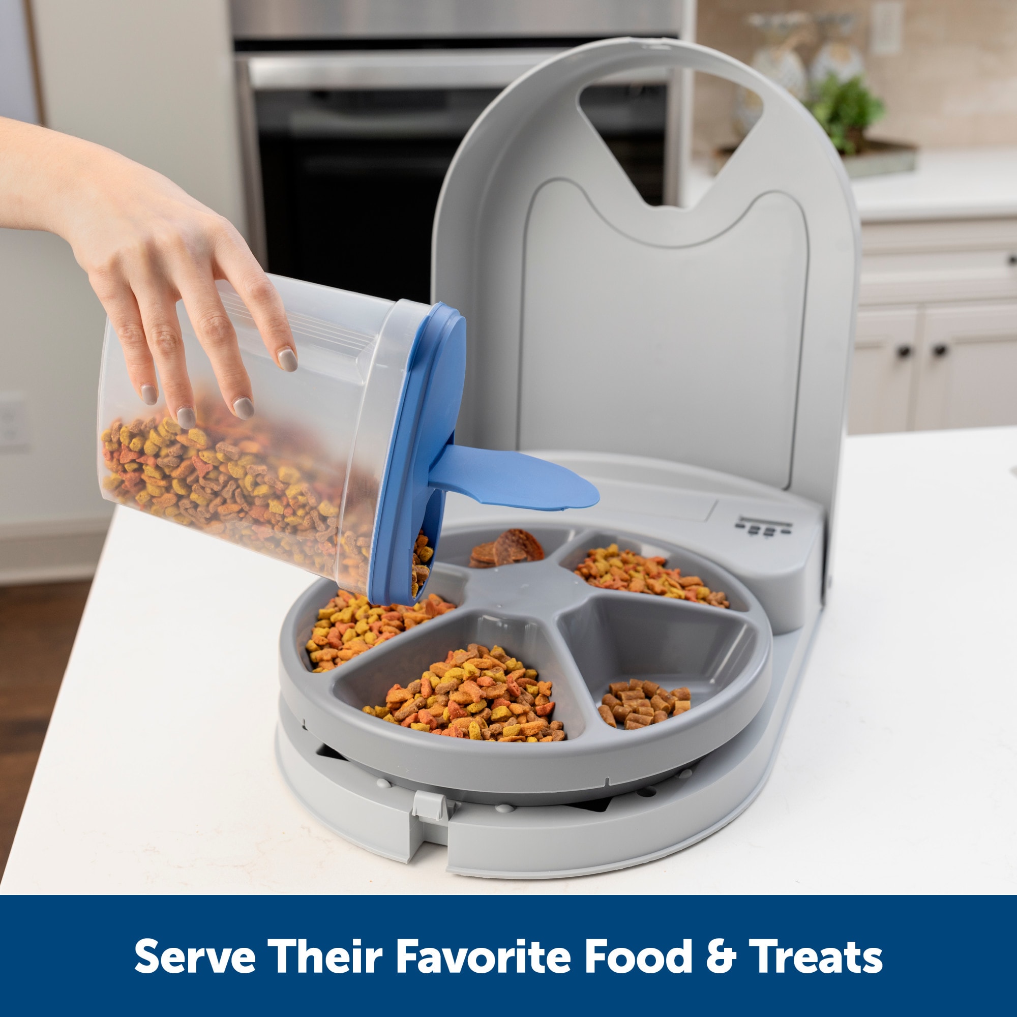 PetSafe 5 Meal Pet Feeder review: Low-tech, but affordable option