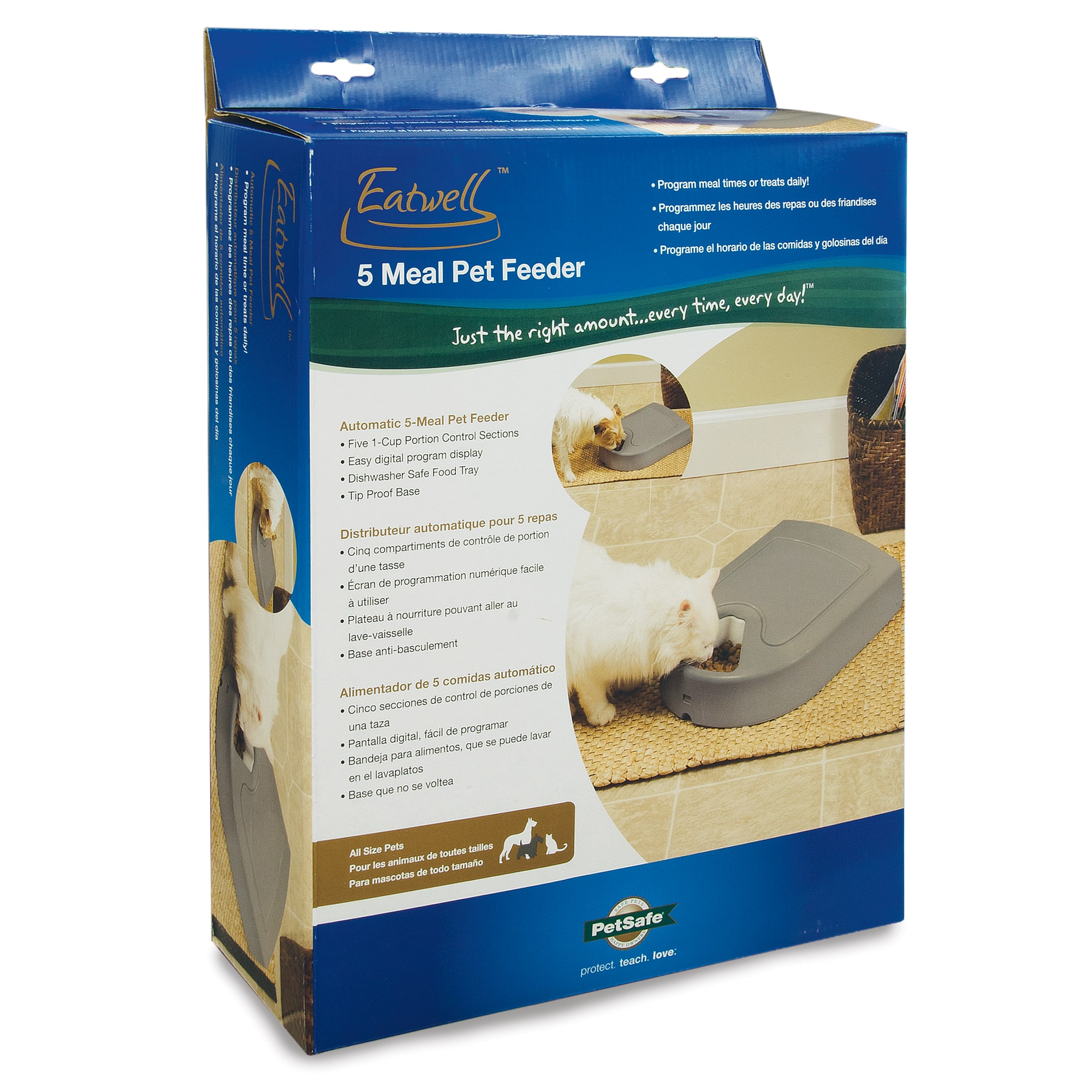 5 Meal Pet Feeder