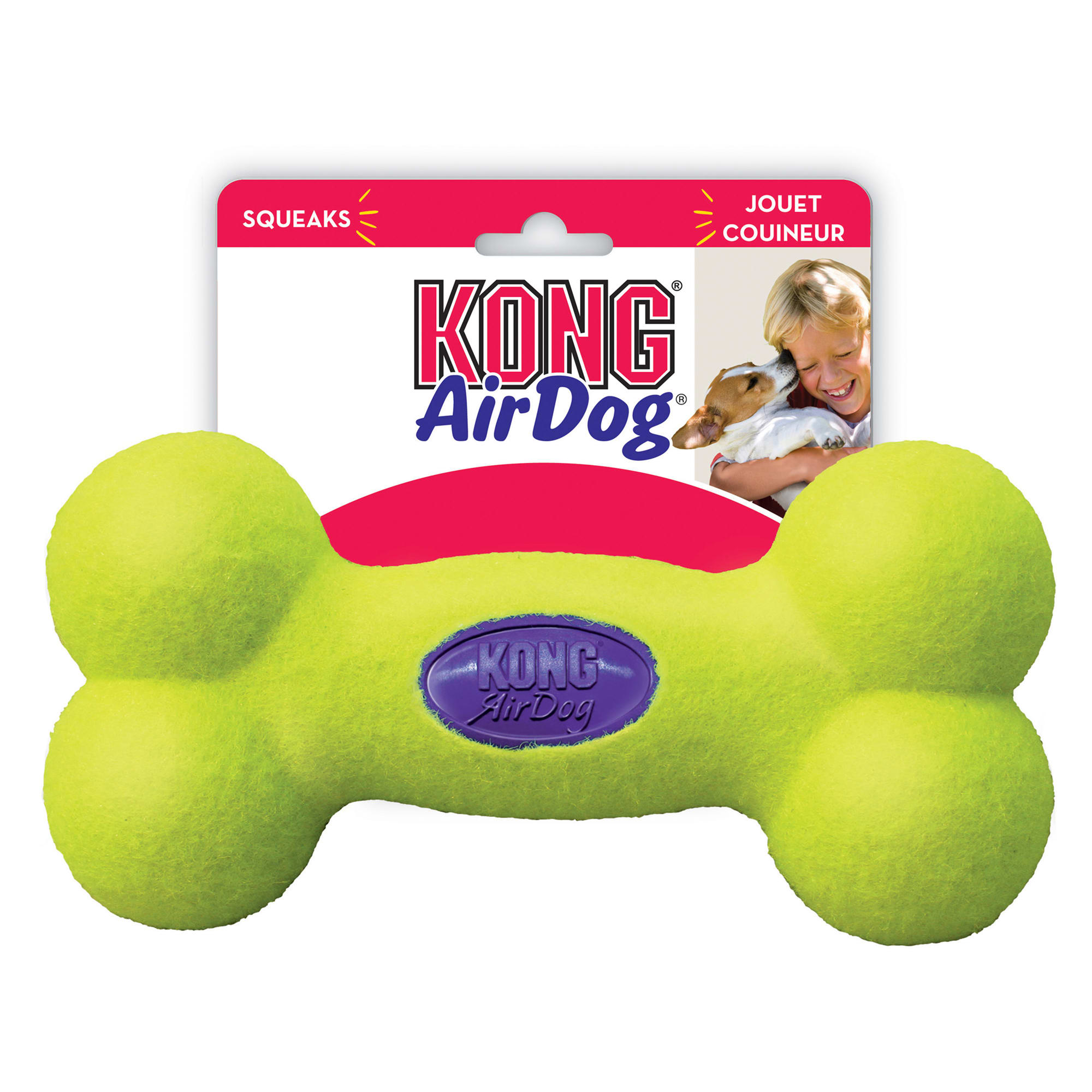 KONG® AirDog® Dumbbell Squeaker Dog Toy