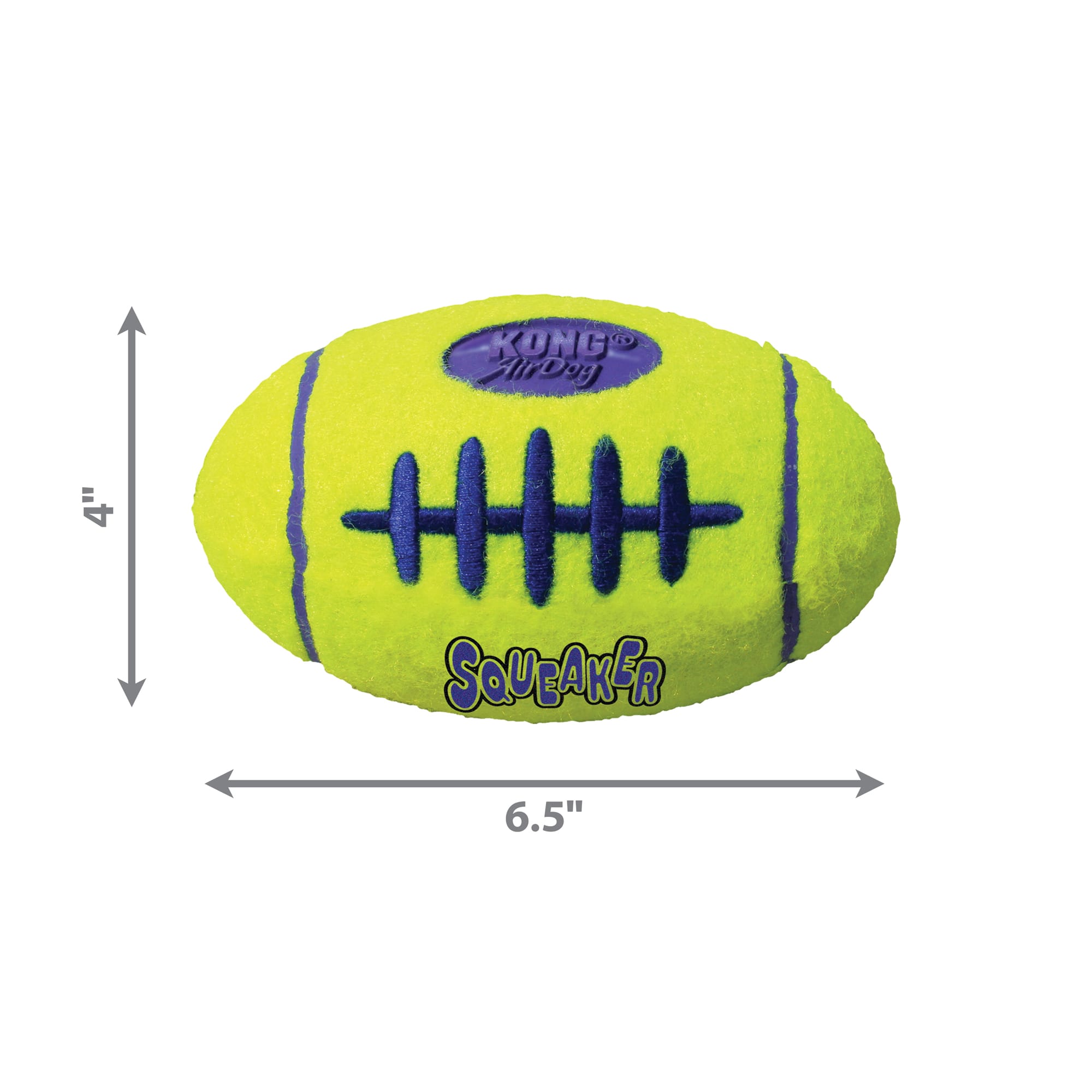 KONG Air Squeaker Football Large Dog Toy Durable