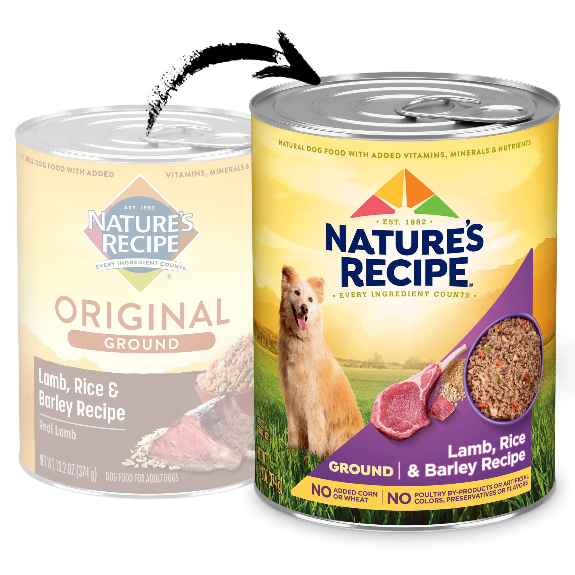 Nature S Recipe Easy To Digest Lamb Rice Barley Formula Canned Dog Food Petco