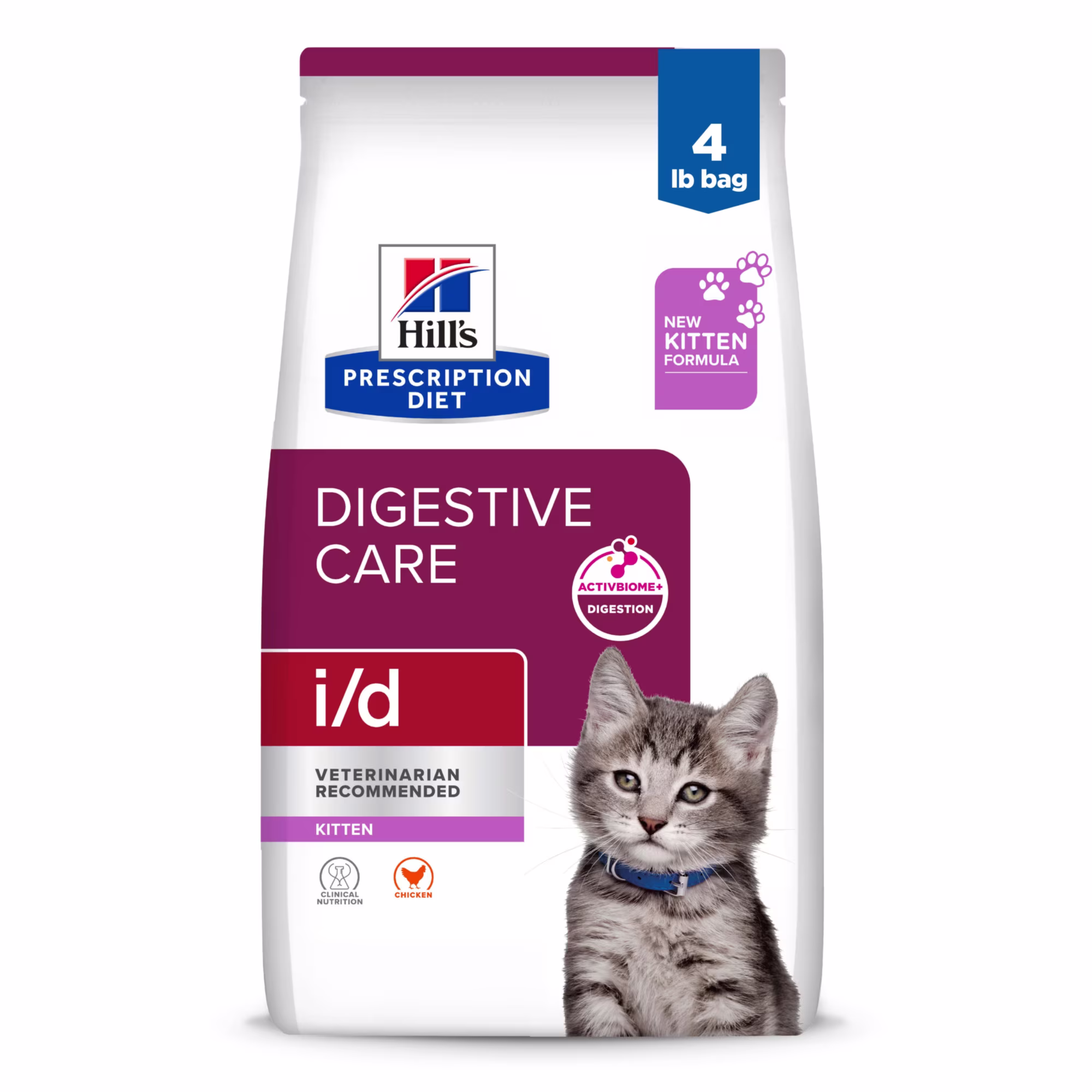 Hill's Prescription Diet i/d Digestive Care Kitten Chicken Flavor