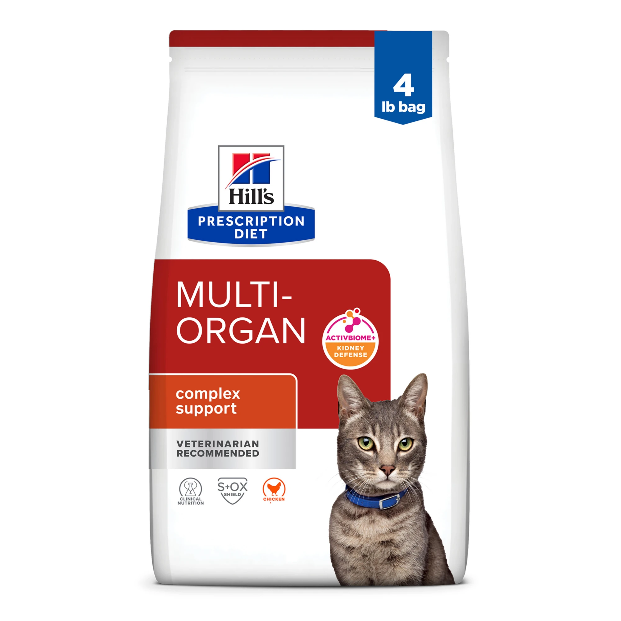 Hill's Prescription Diet Multi-Organ Support Chicken Dry Cat Food