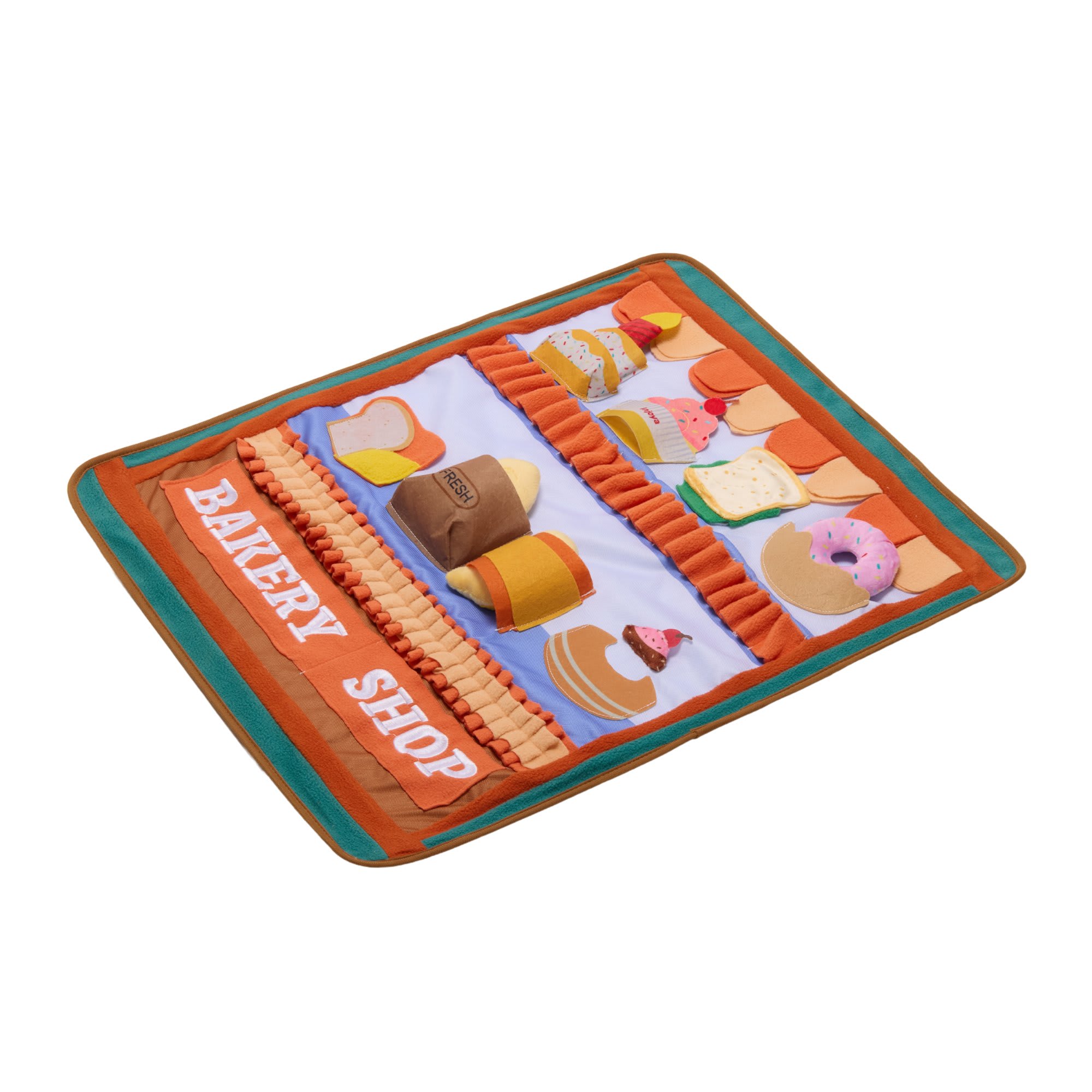 Injoya Pastry Shoppe Interactive Puzzle Snuffle Mat for Dogs and
