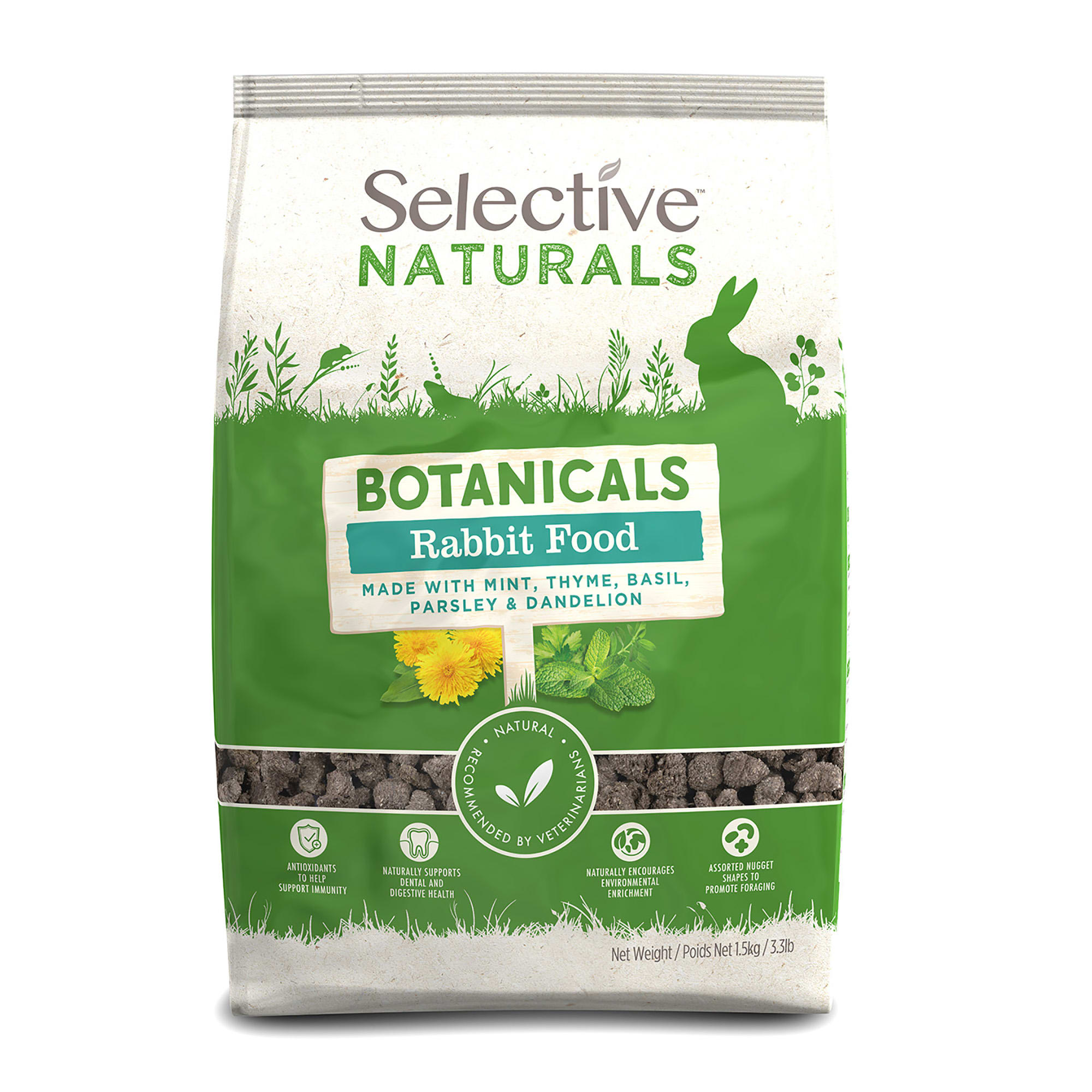 Supreme Science Selective Naturals Botanicals Rabbit Food, 3.3 lbs